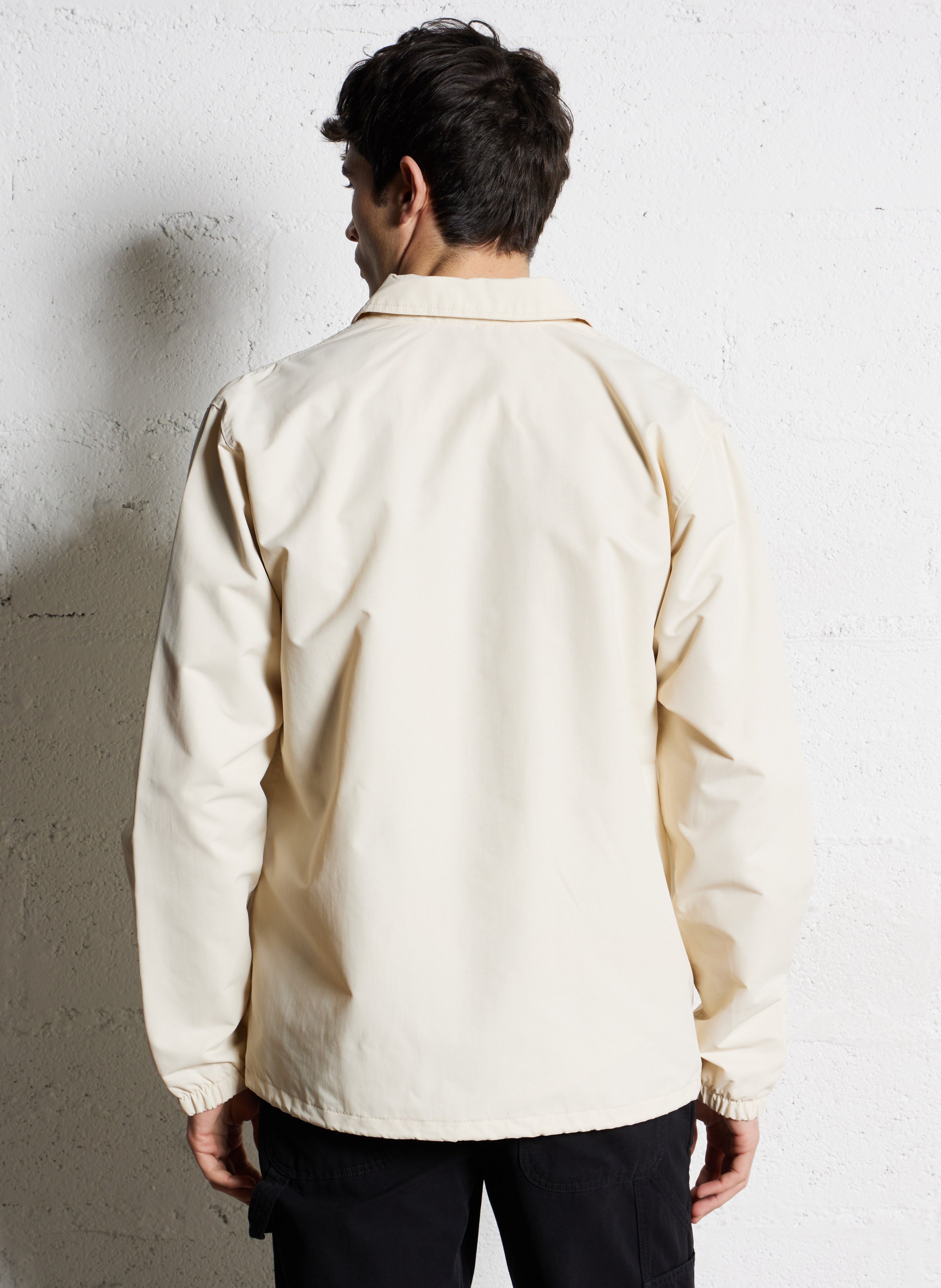 Straight buttoned jacket with long sleeves DICKIES White