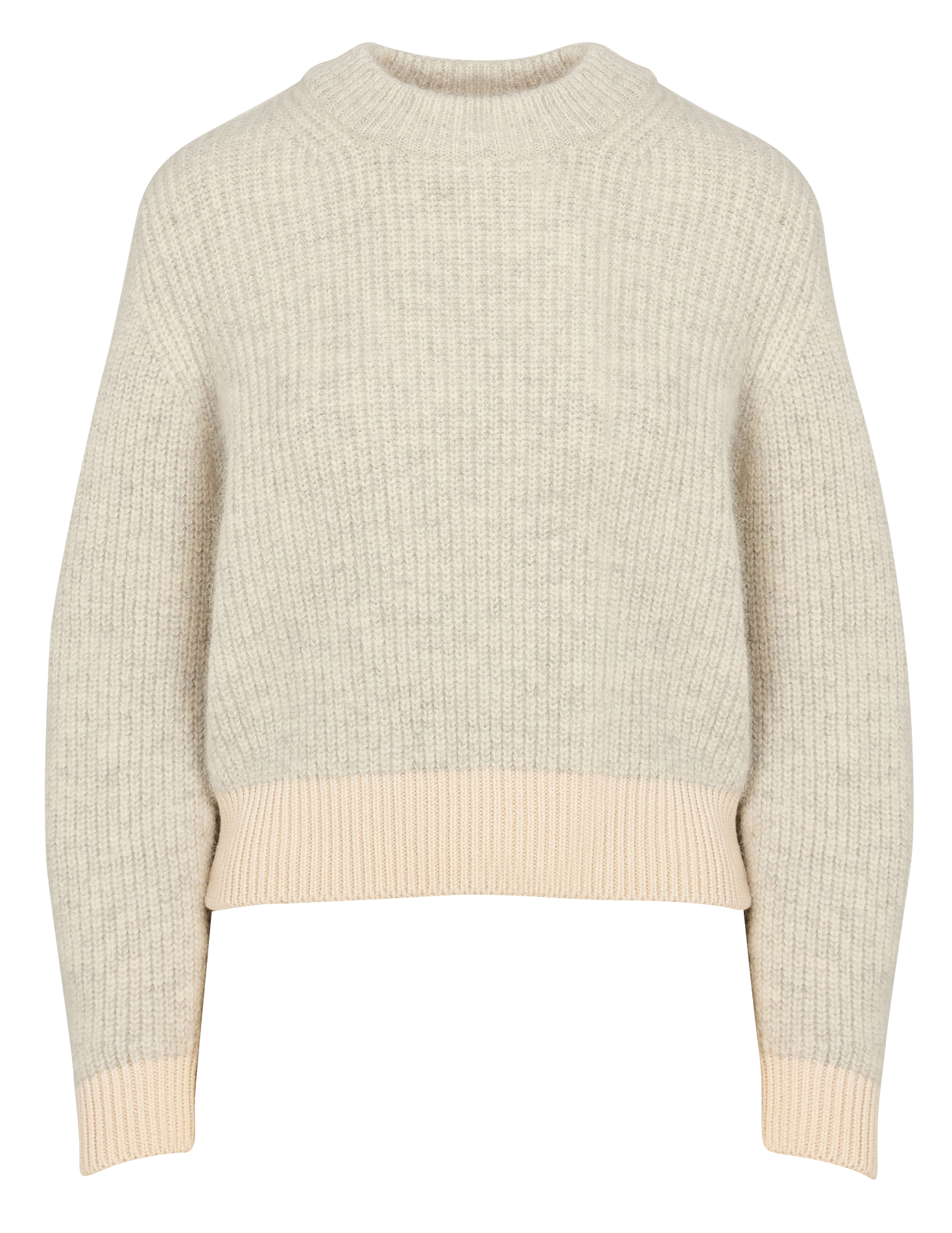 Pull droit en maille SESSUN Gris