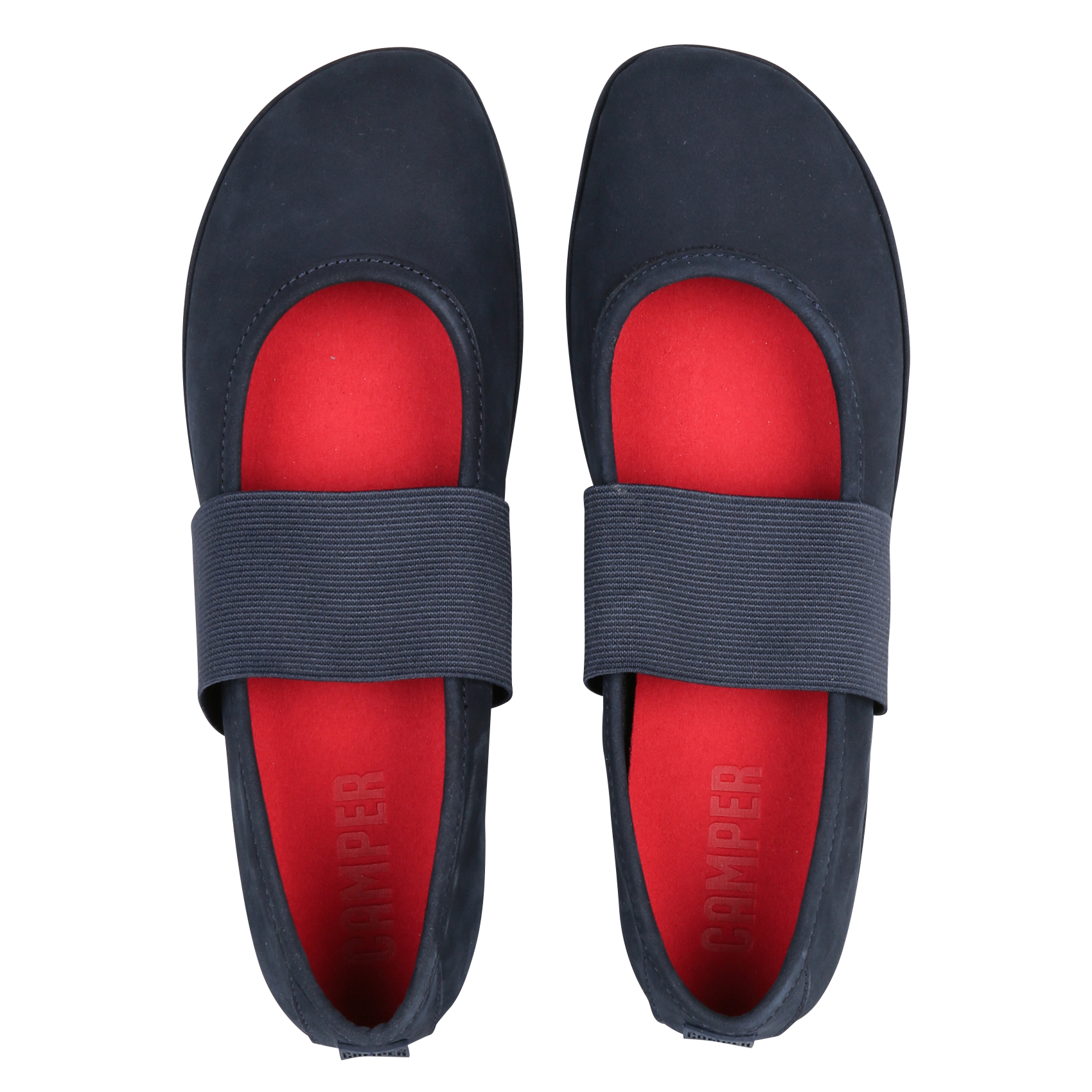 Ballerines en cuir velours mélangé CAMPER Bleu