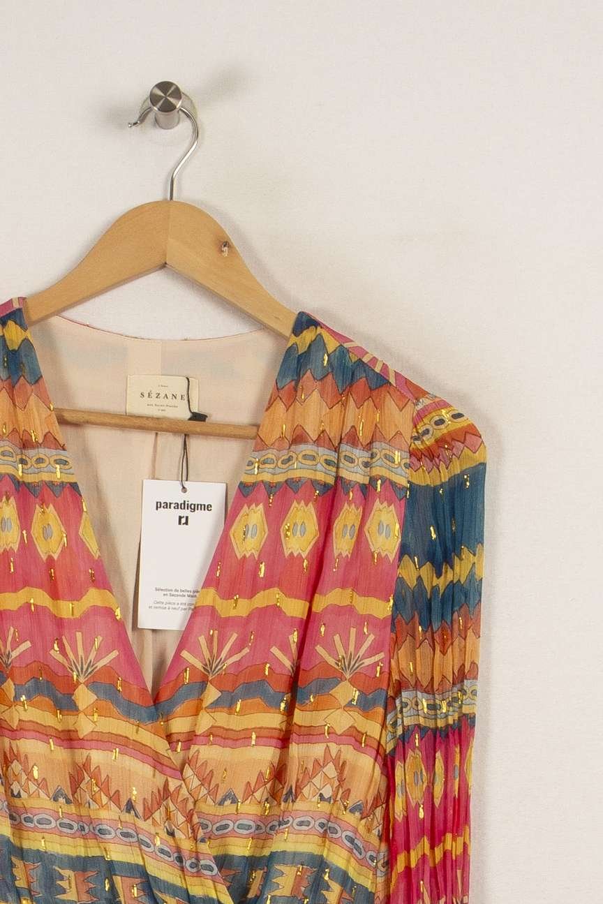 Midi dress SEZANE - Seconde main Multicolored