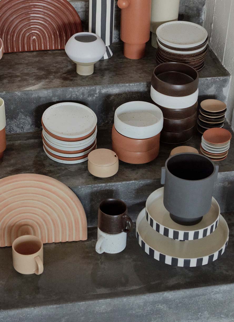 Earthenware pot OYOY LIVING DESIGN Silver