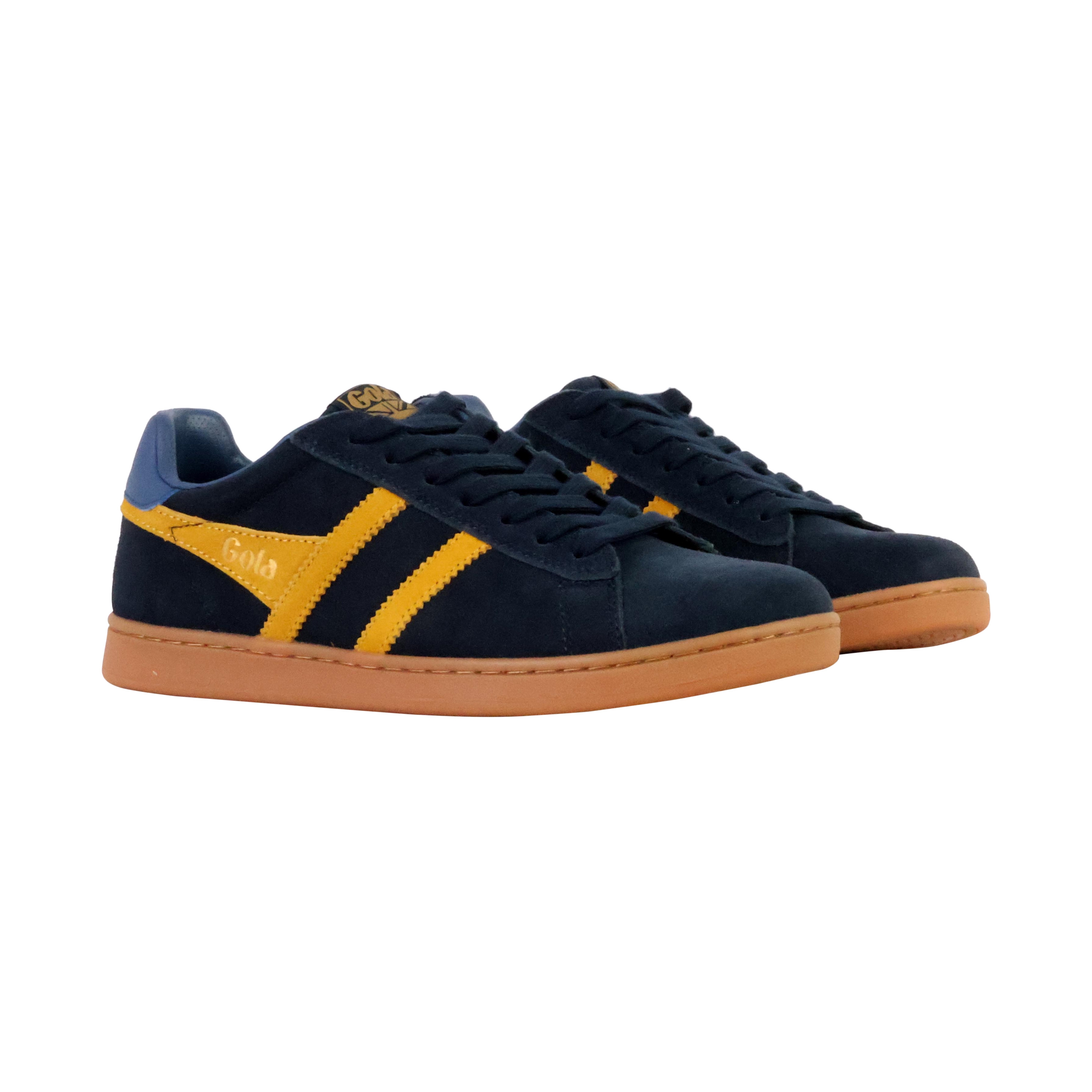 Leather sneakers equipe ii suede GOLA Blue