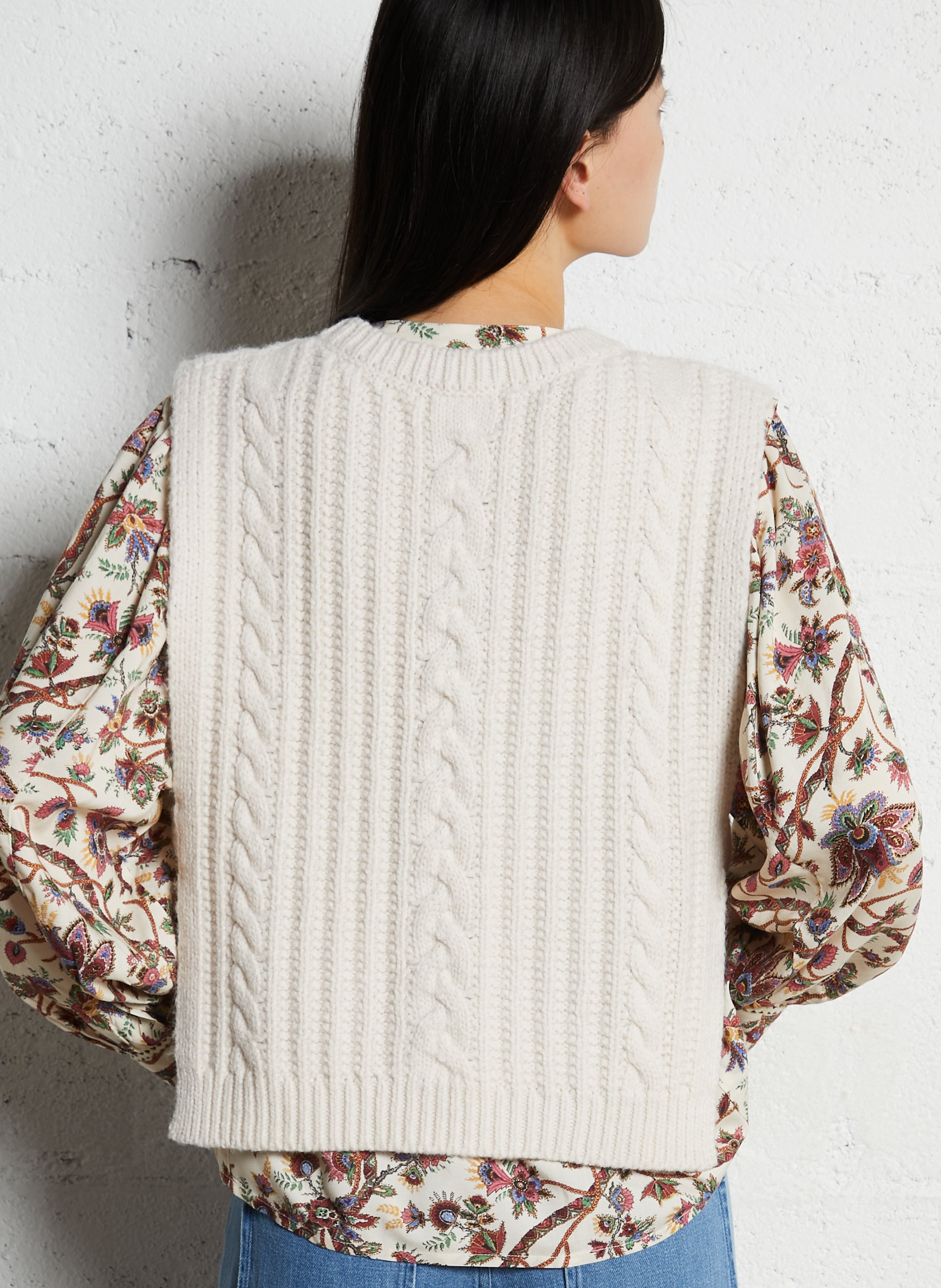 High-neck sweater LOUISE MISHA Beige