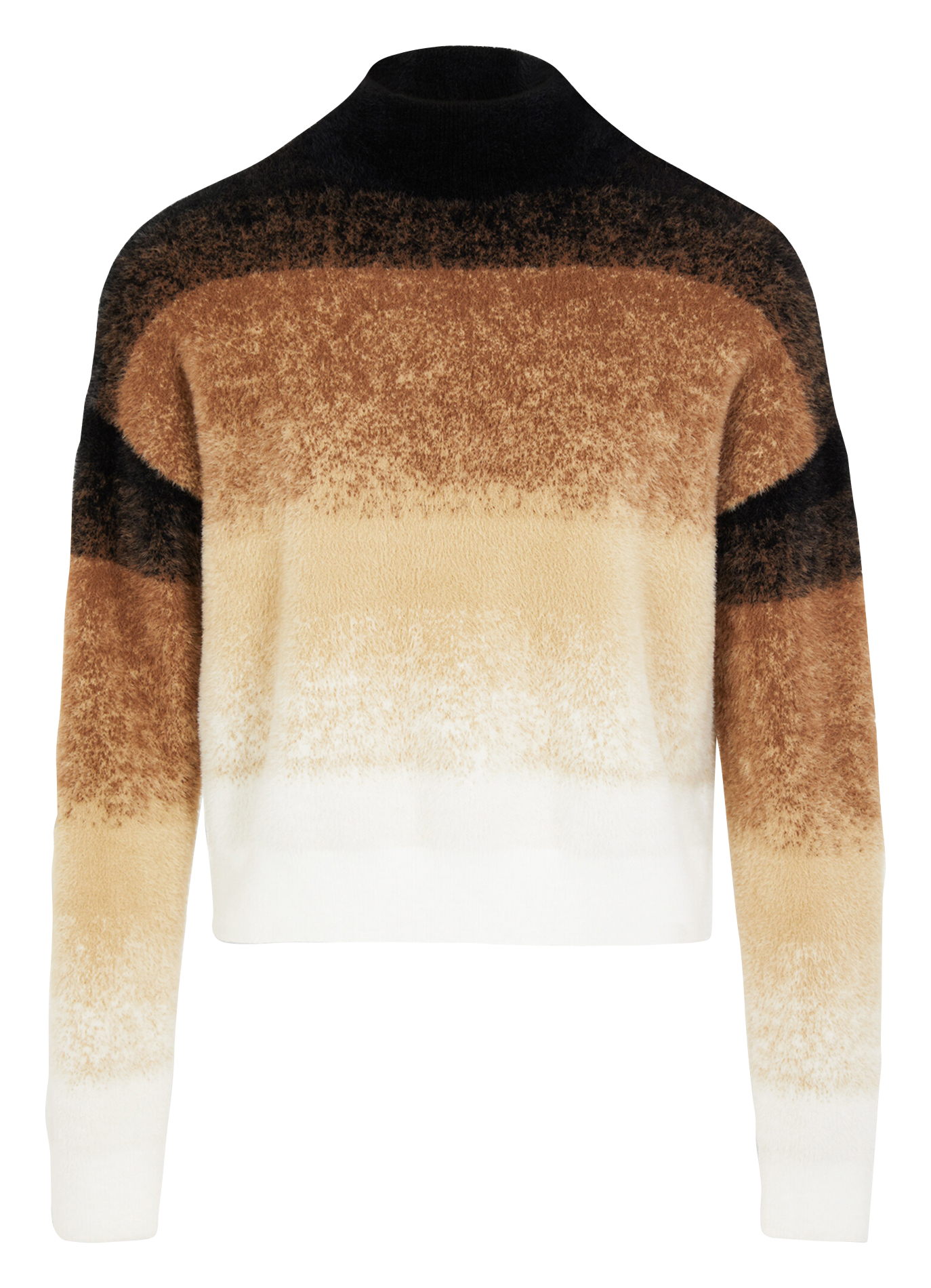 Elena high-neck sweater MORGAN Brown