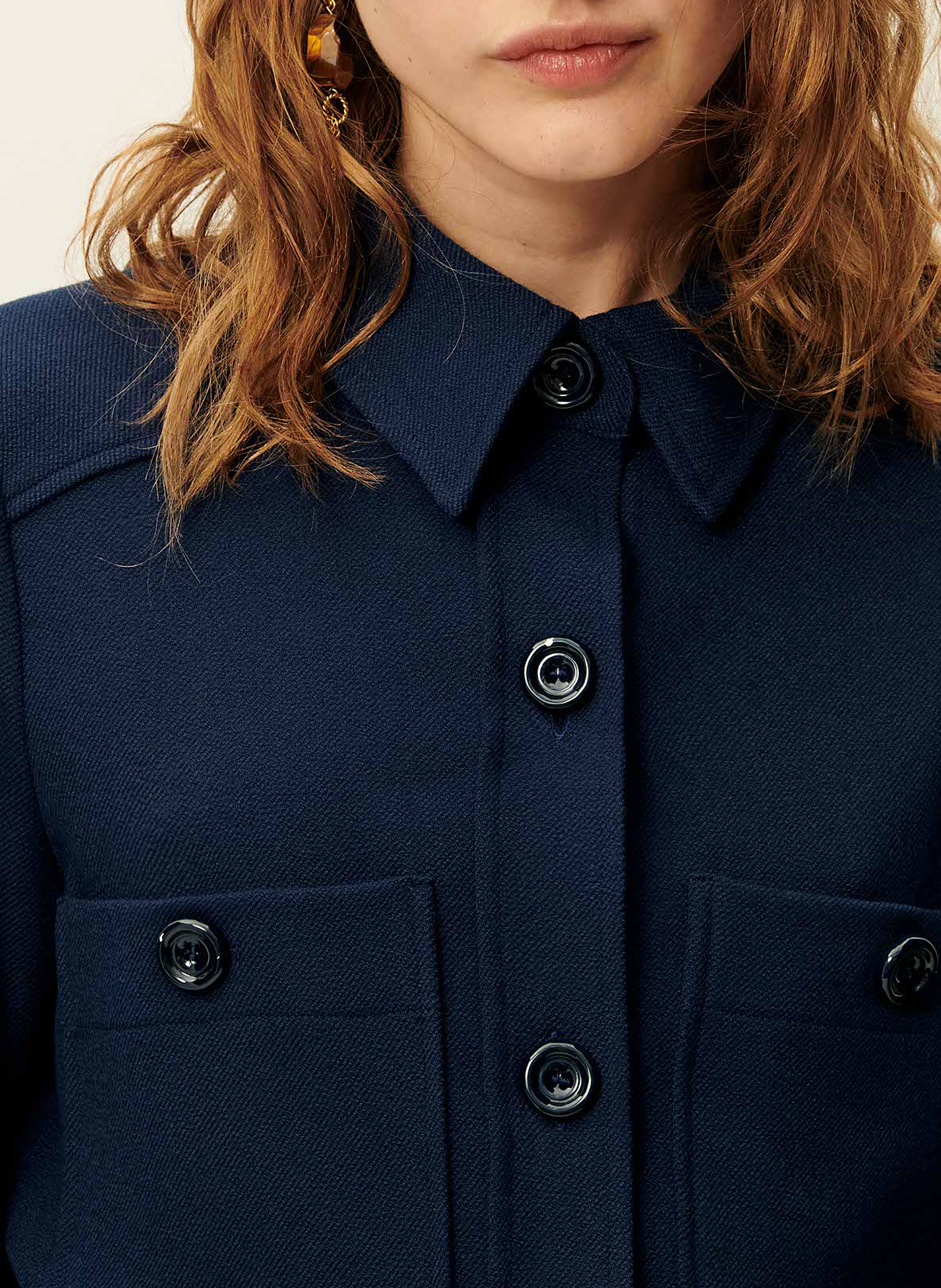 Chemise col classique droite SESSUN Bleu