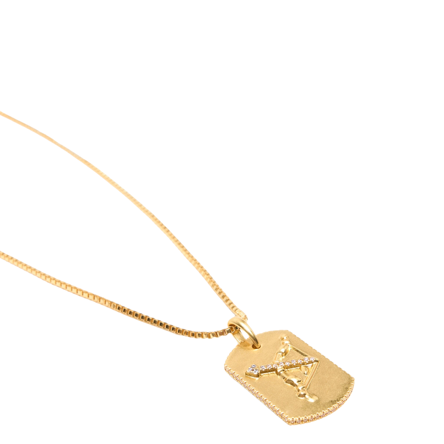 Halsketting van messing MAJE Goudkleurig