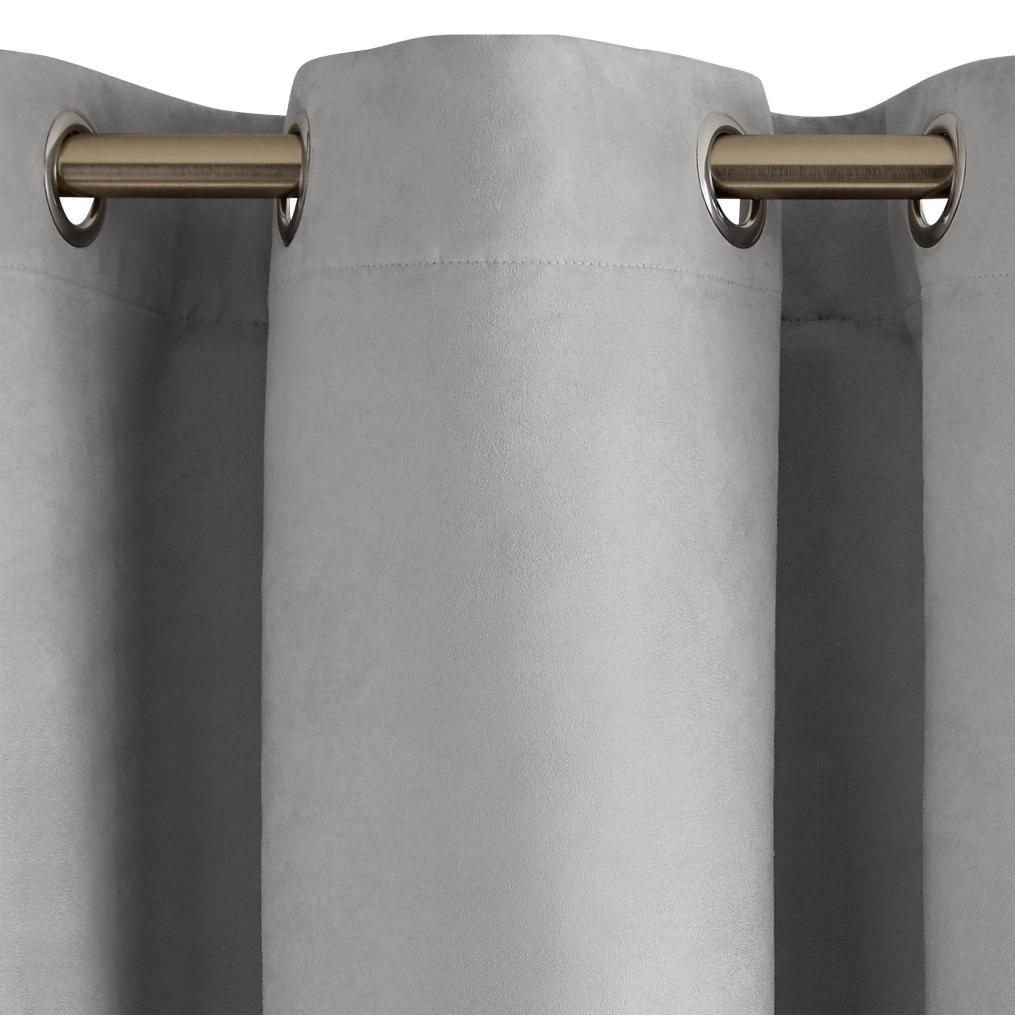 Curtain with eyelets MADURA Grey