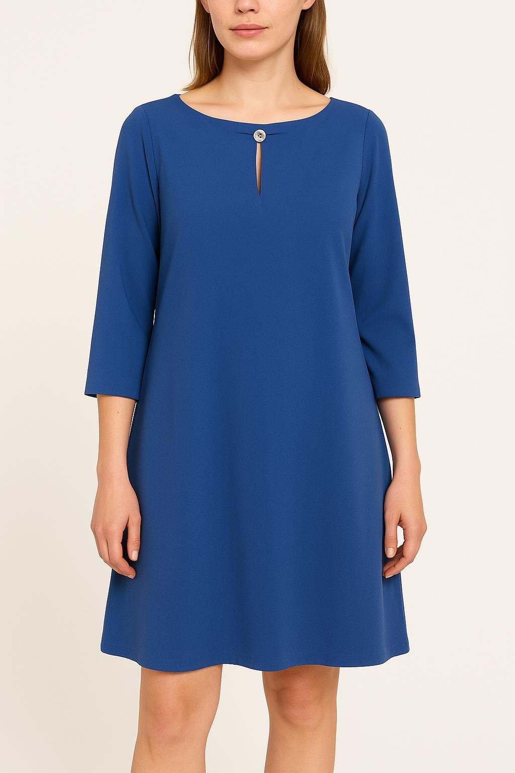 Midi dress TARA JARMON - Seconde Main Blue