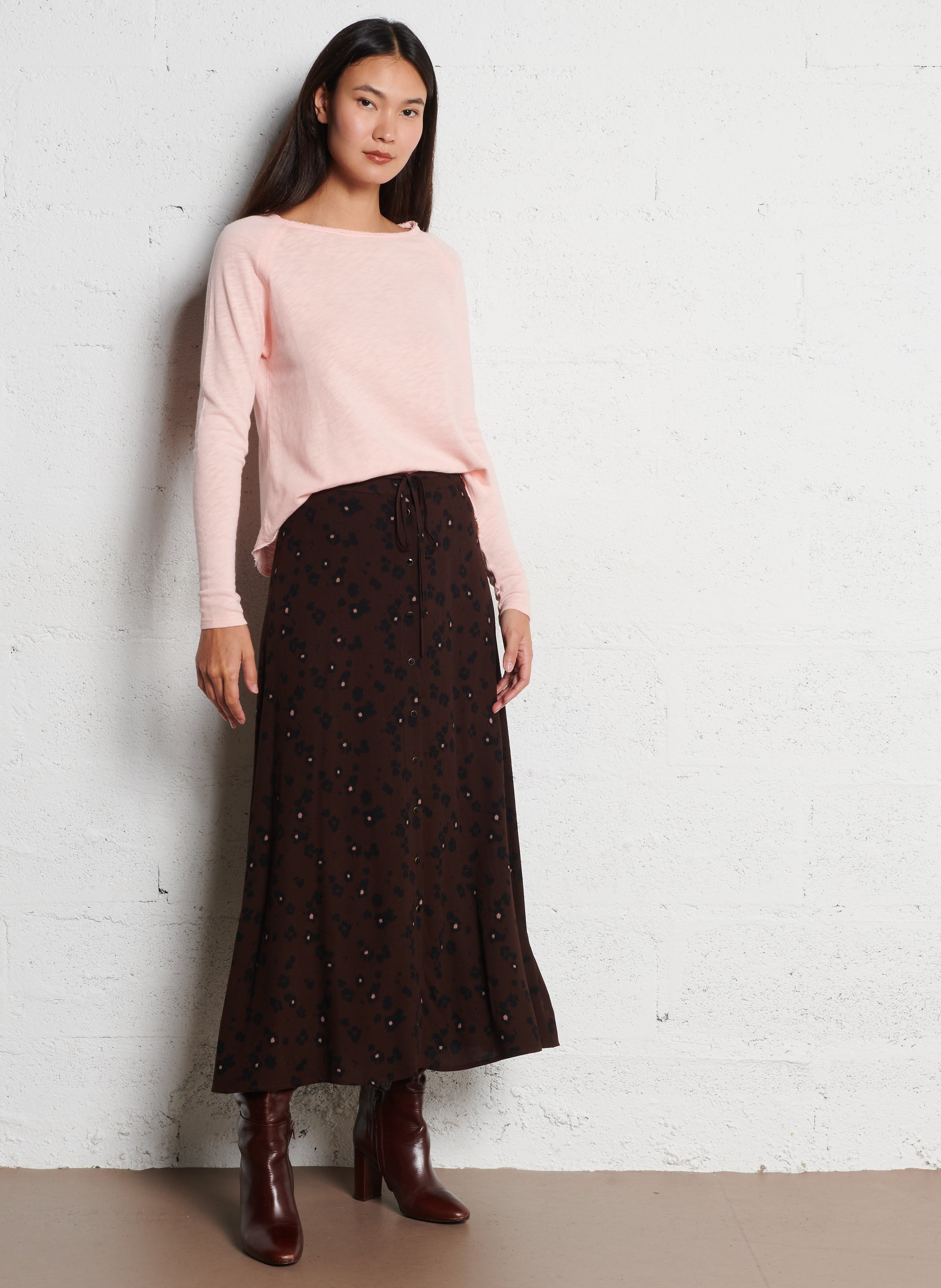 Camiliday round-neck sleeveless cotton top AMERICAN VINTAGE Pink