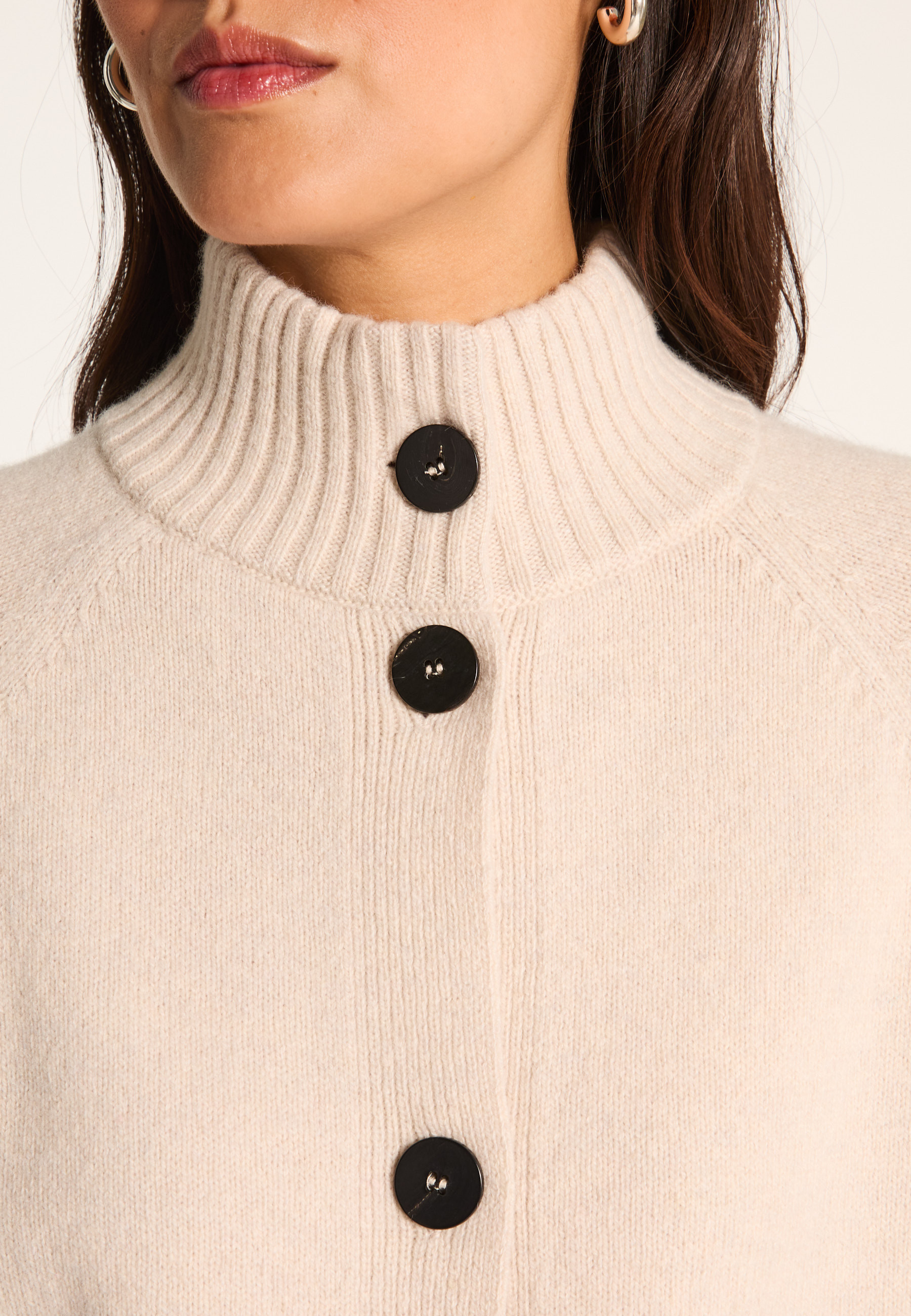 Cashmere blend cardigan MAISON MONTAGUT Blue