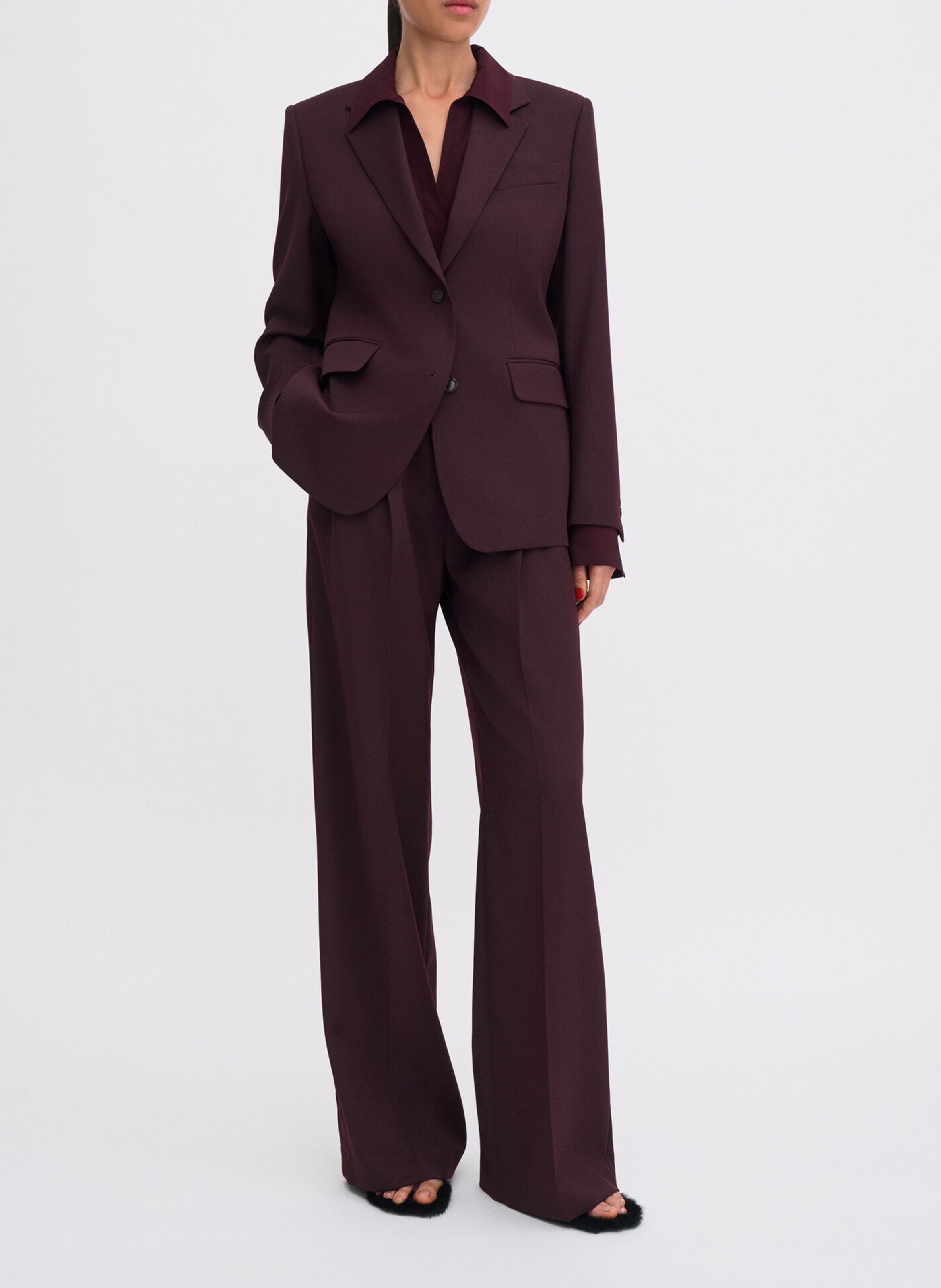 Blazer | wolblend FILIPPA K Rood