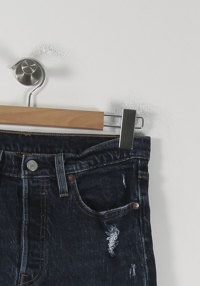 Cropped slim jeans with studs LEVI'S - Seconde main Blue