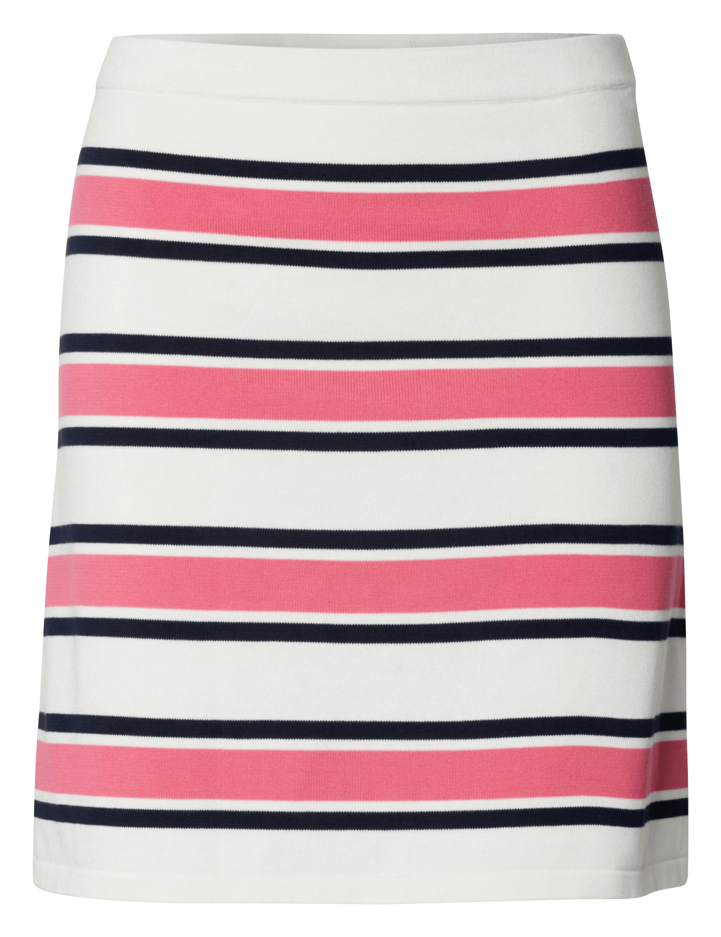 Short striped skirt SELECTED Beige