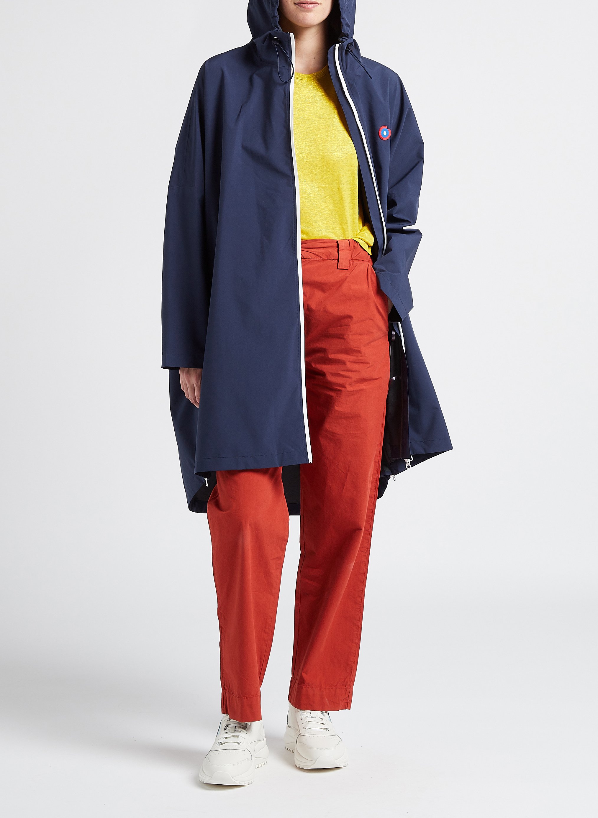 Imperméable ample à capuche  FLOTTE Bleu