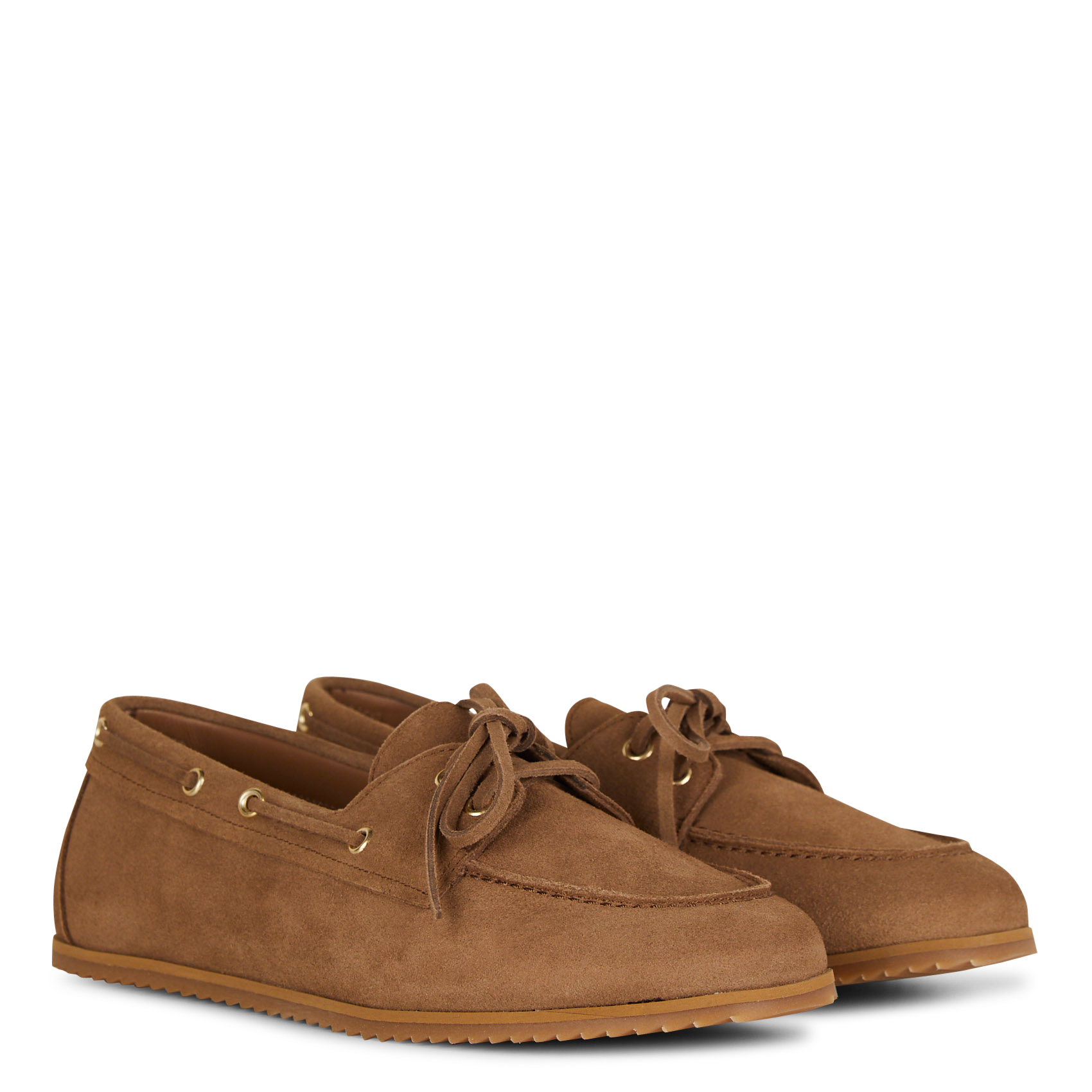 Soft leather deck shoes MELLOW YELLOW Brown
