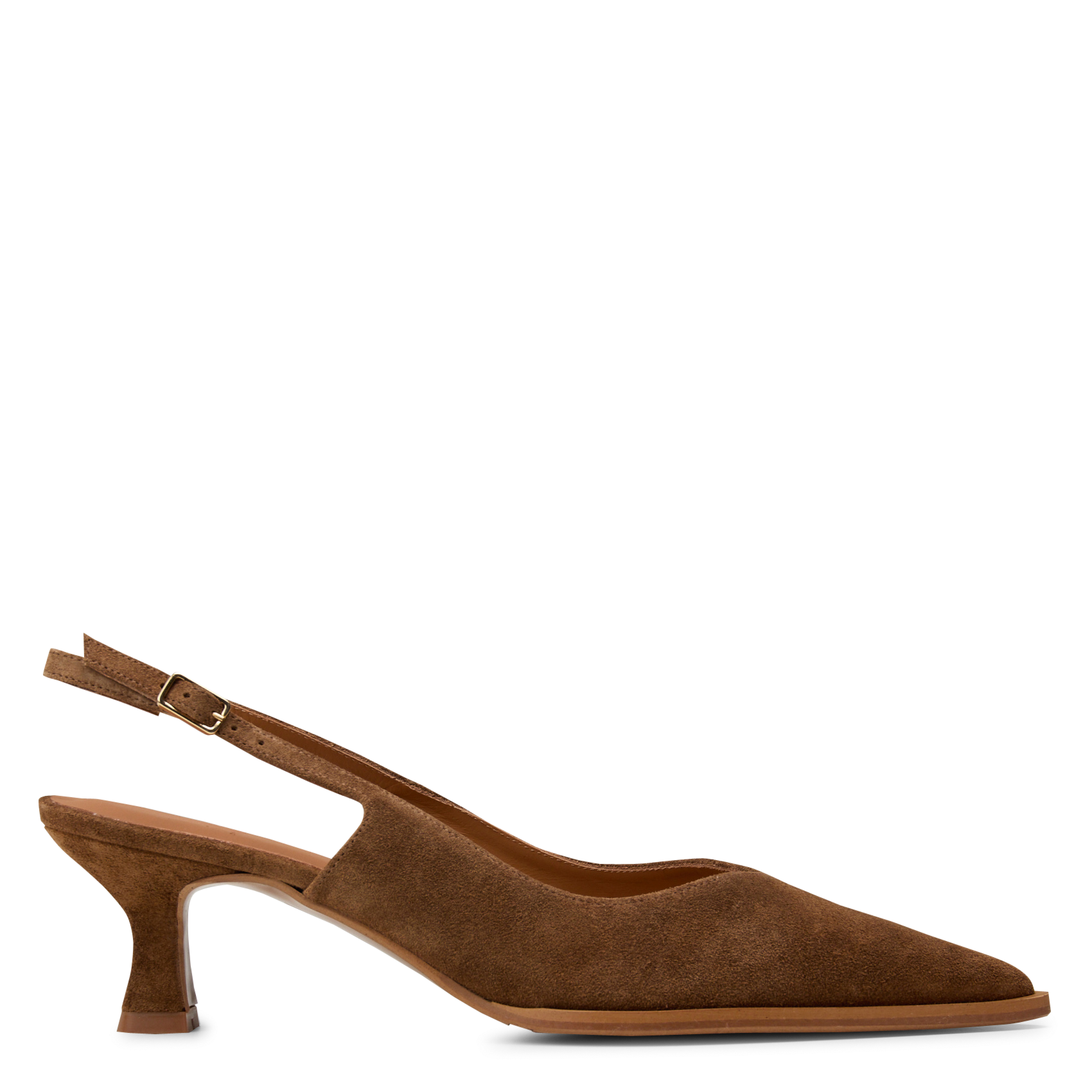 Slingback pumps in leer BILLI BI Bruin