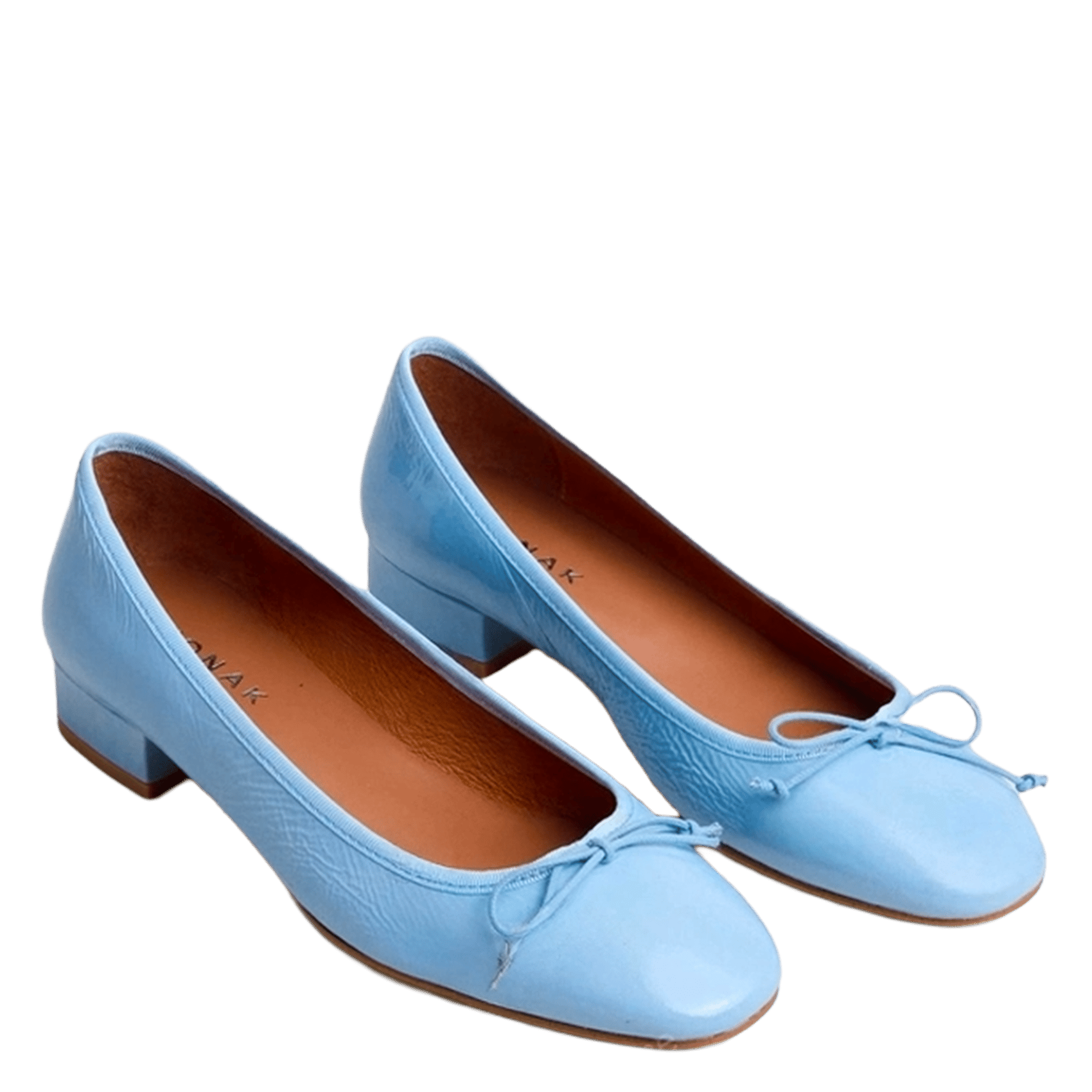 Ballerina's van lakleer JONAK Blauw