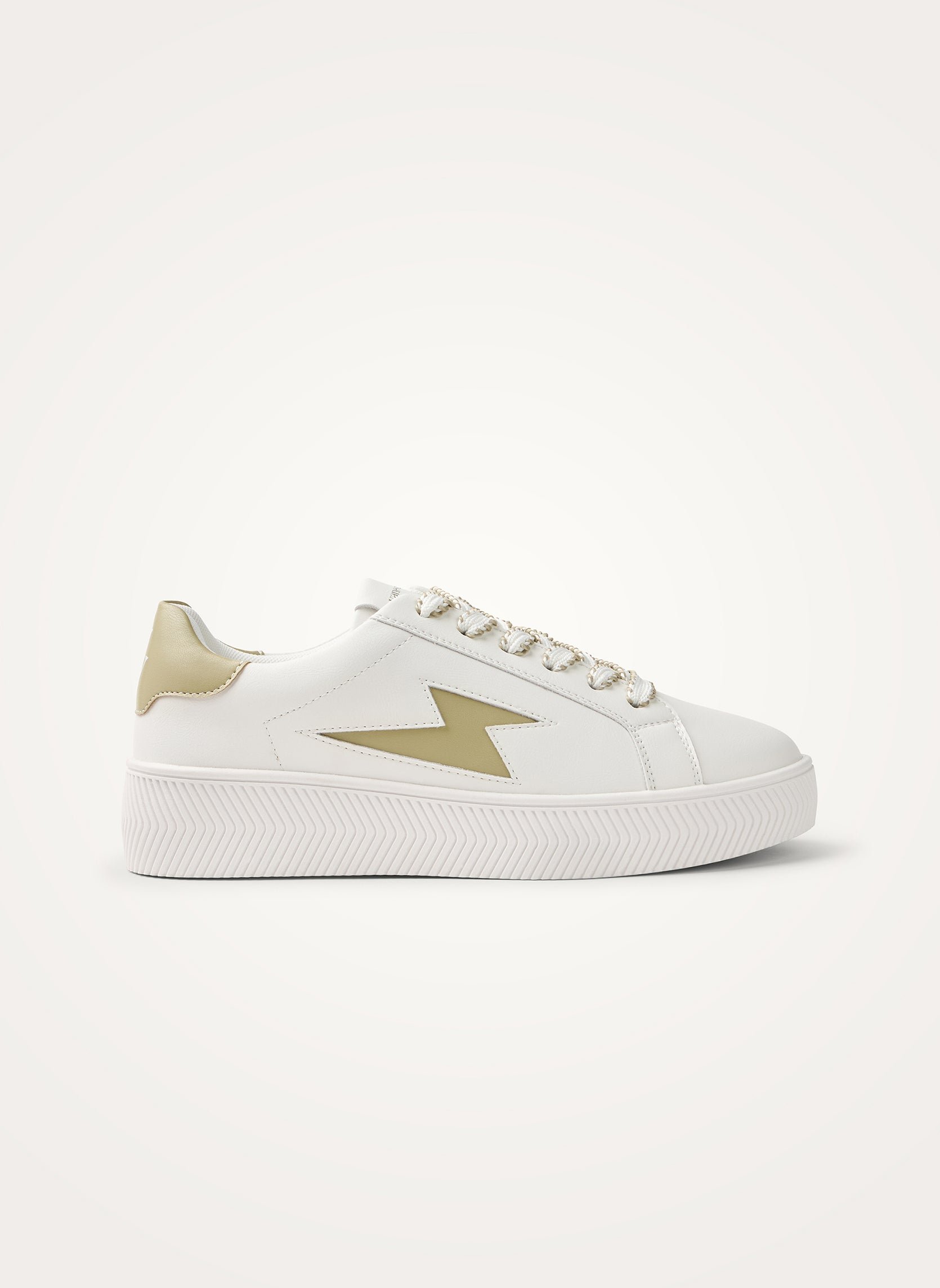 Sneakers with lightning bolt laces VANESSA WU