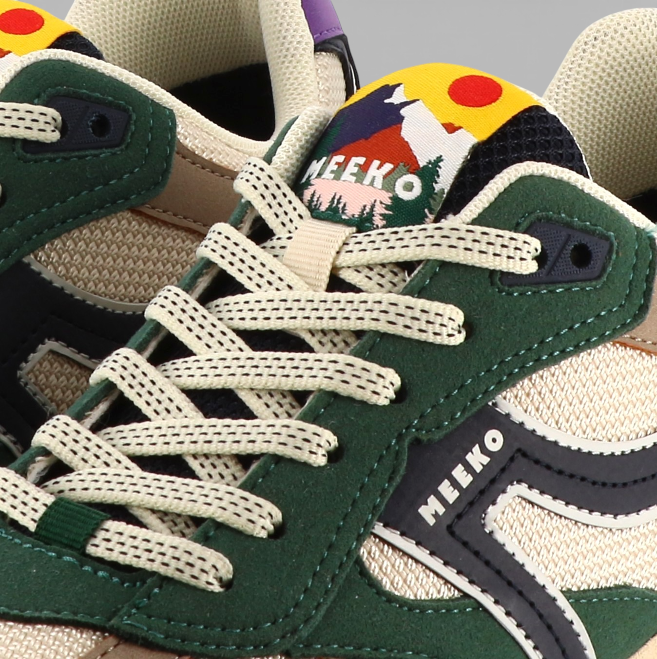 Baskets techniques et durables MEEKO Vert