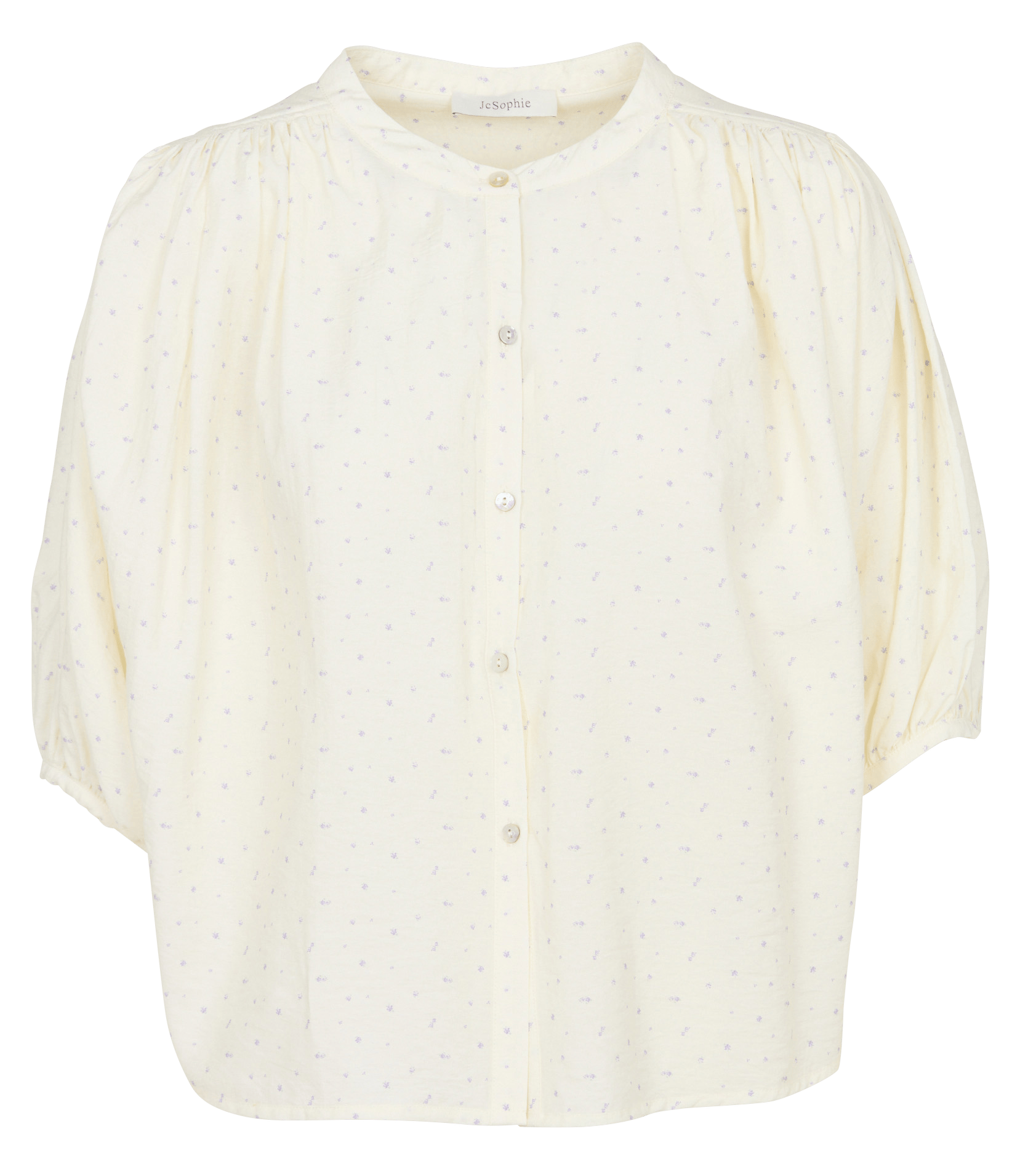 Blouse imprimée col rond JC SOPHIE Violet