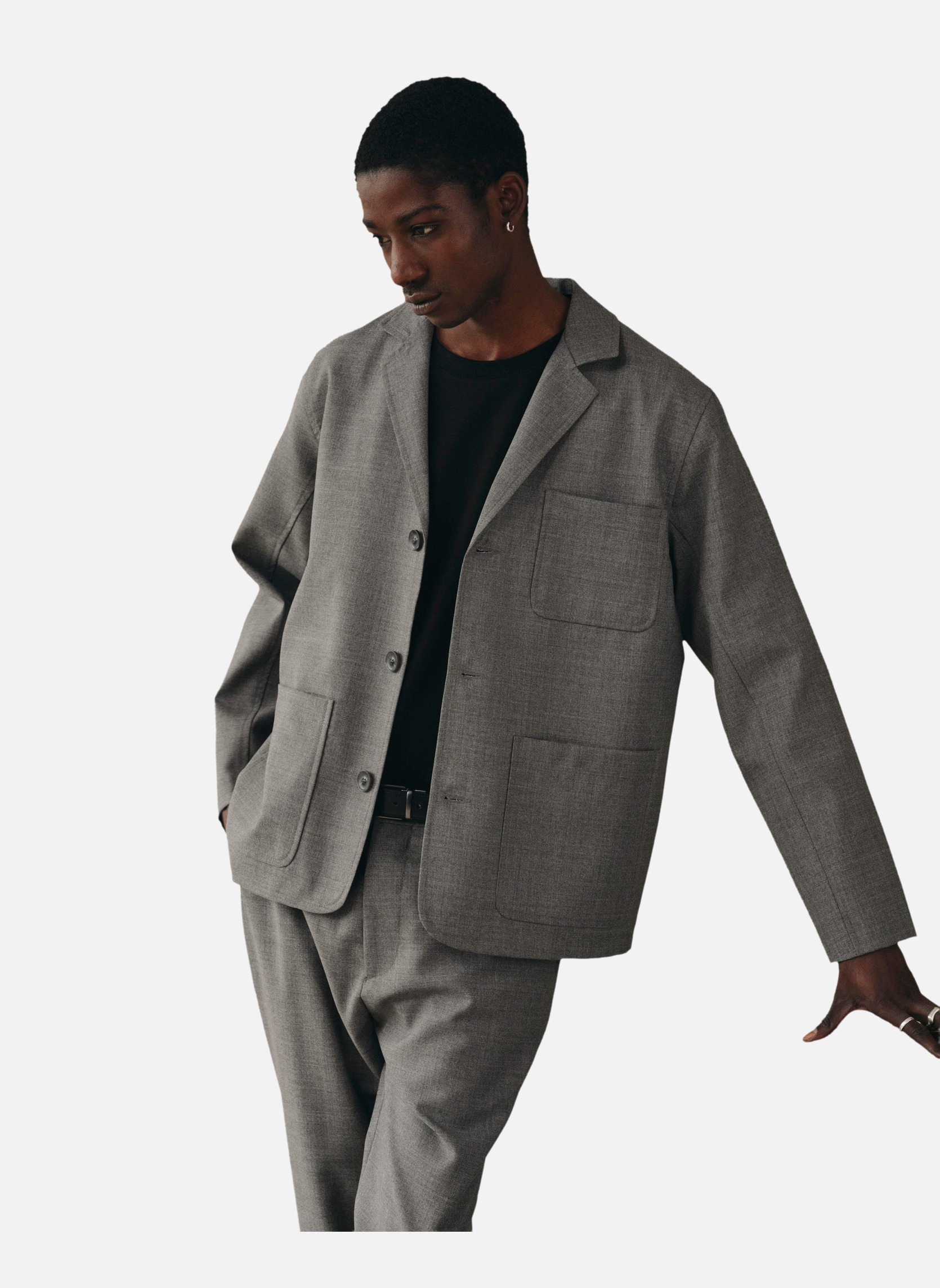 Casual blazer Nairo Steel Grey Noyoco Grey