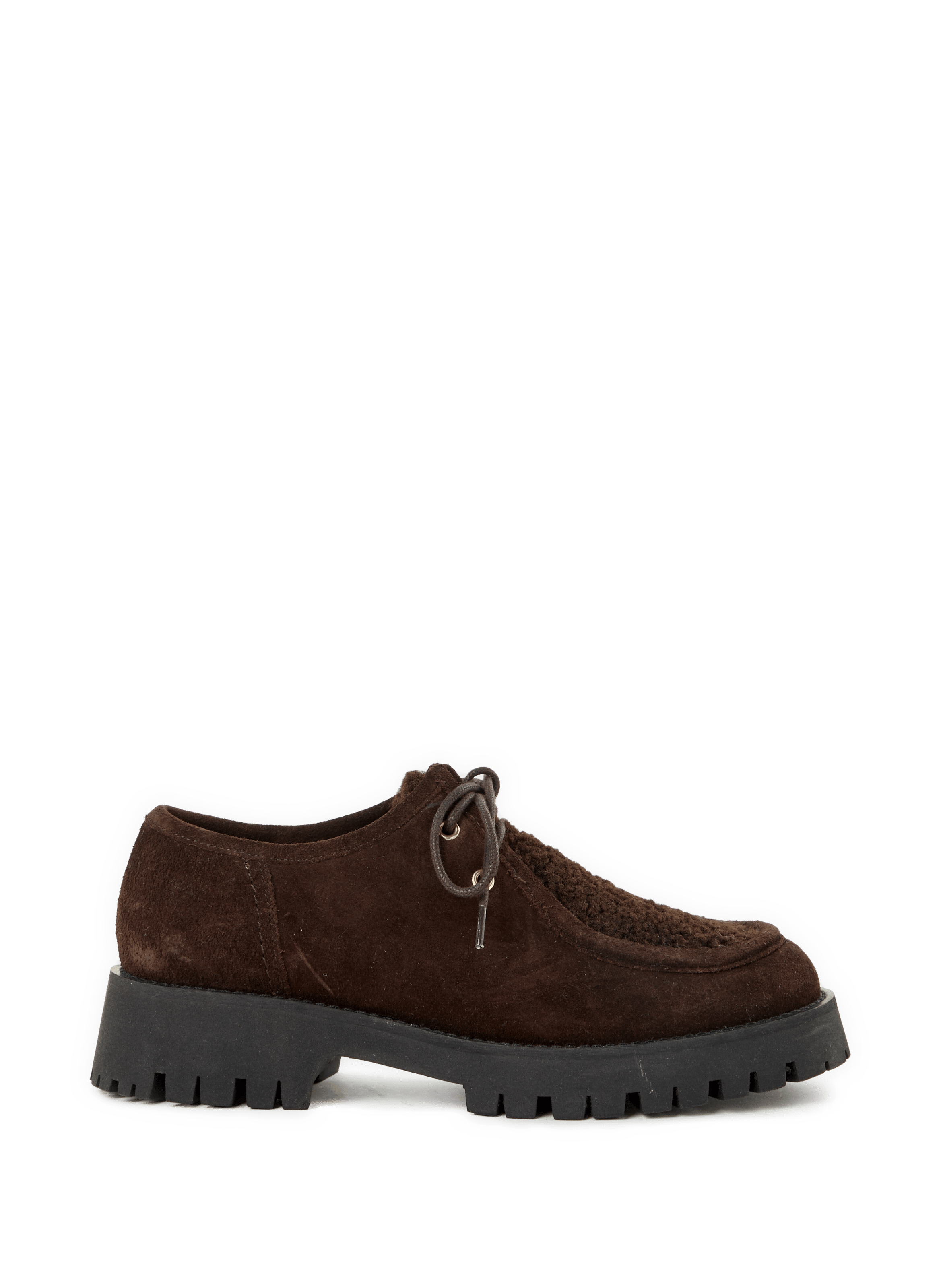 Textured leather Bella Derbies SAISON 1865 Brown