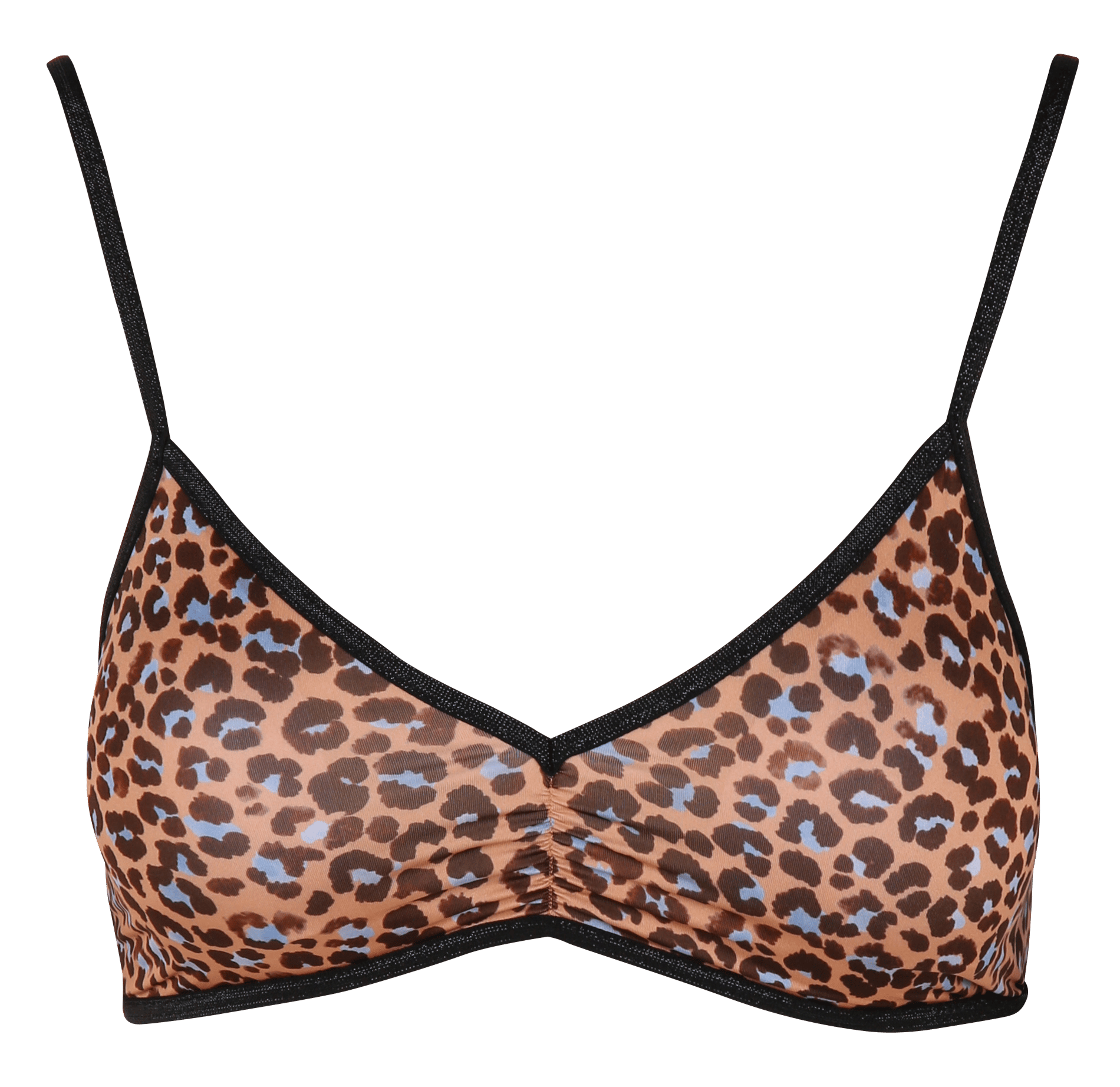 Brassière triangle en velours LA NOUVELLE