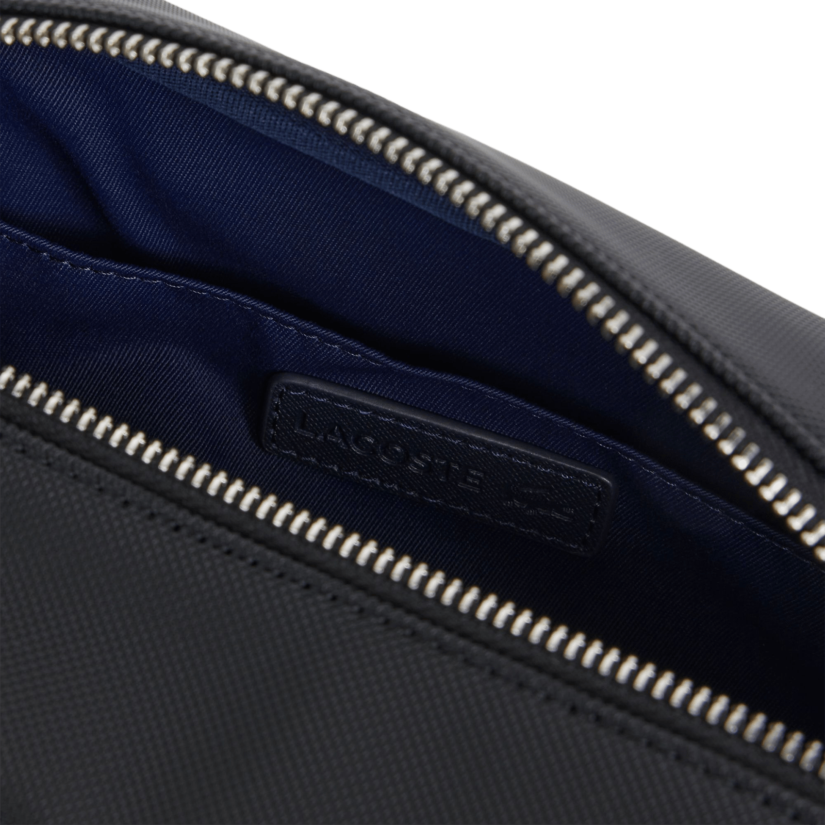 Trousse texturée et zippée LACOSTE Noir