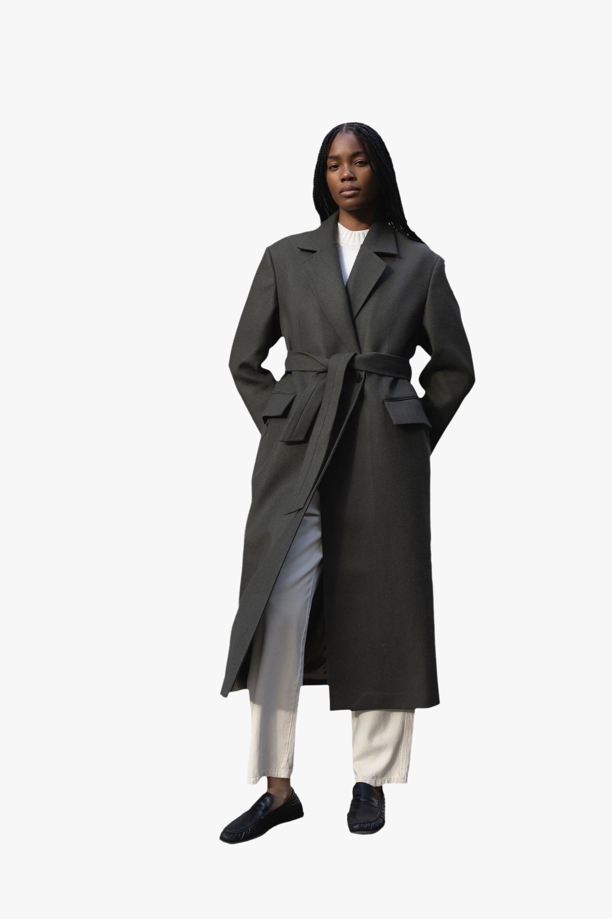 MANTEAU STRUCTURÉ KUNO Noyoco Green