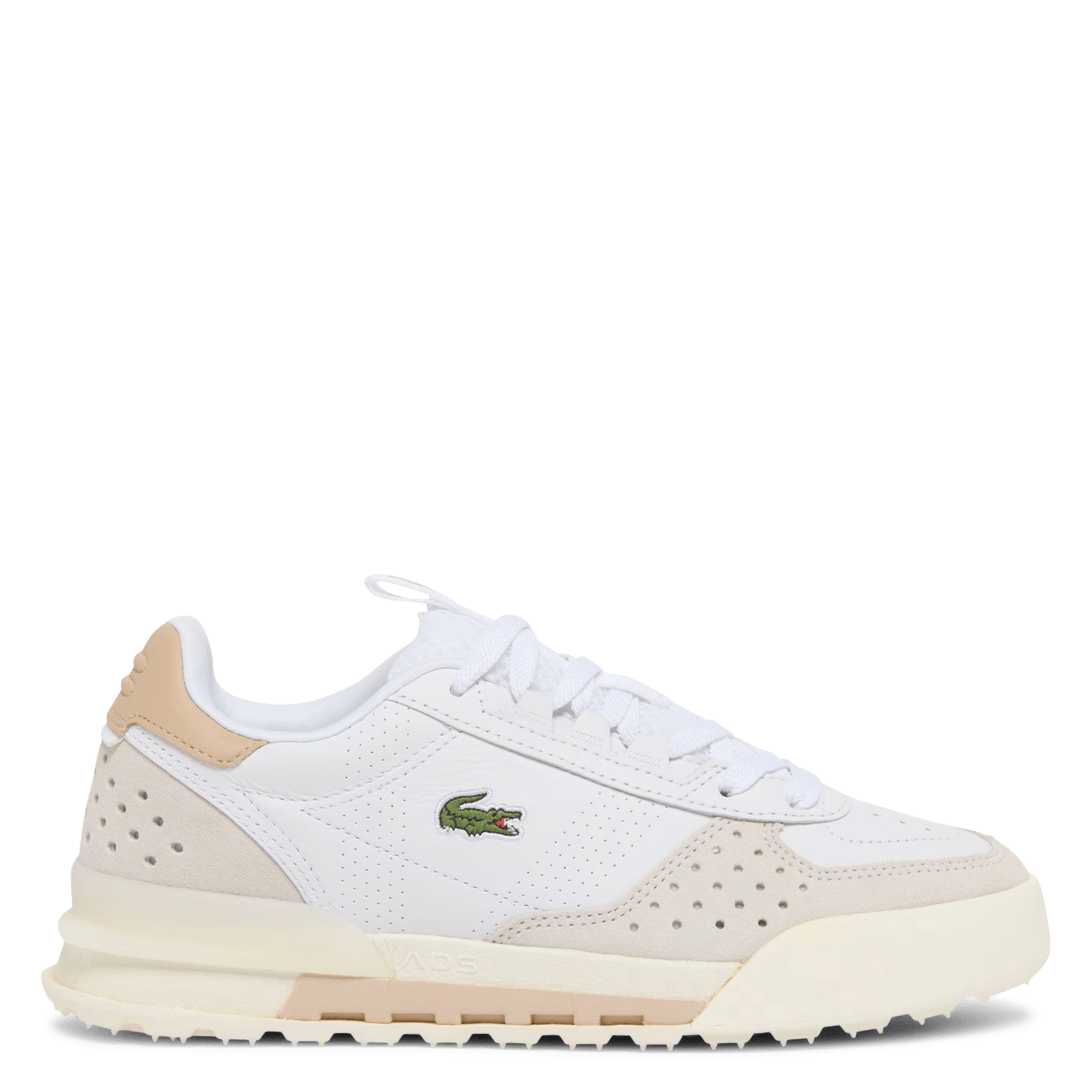 Low-top leather trainers LACOSTE White