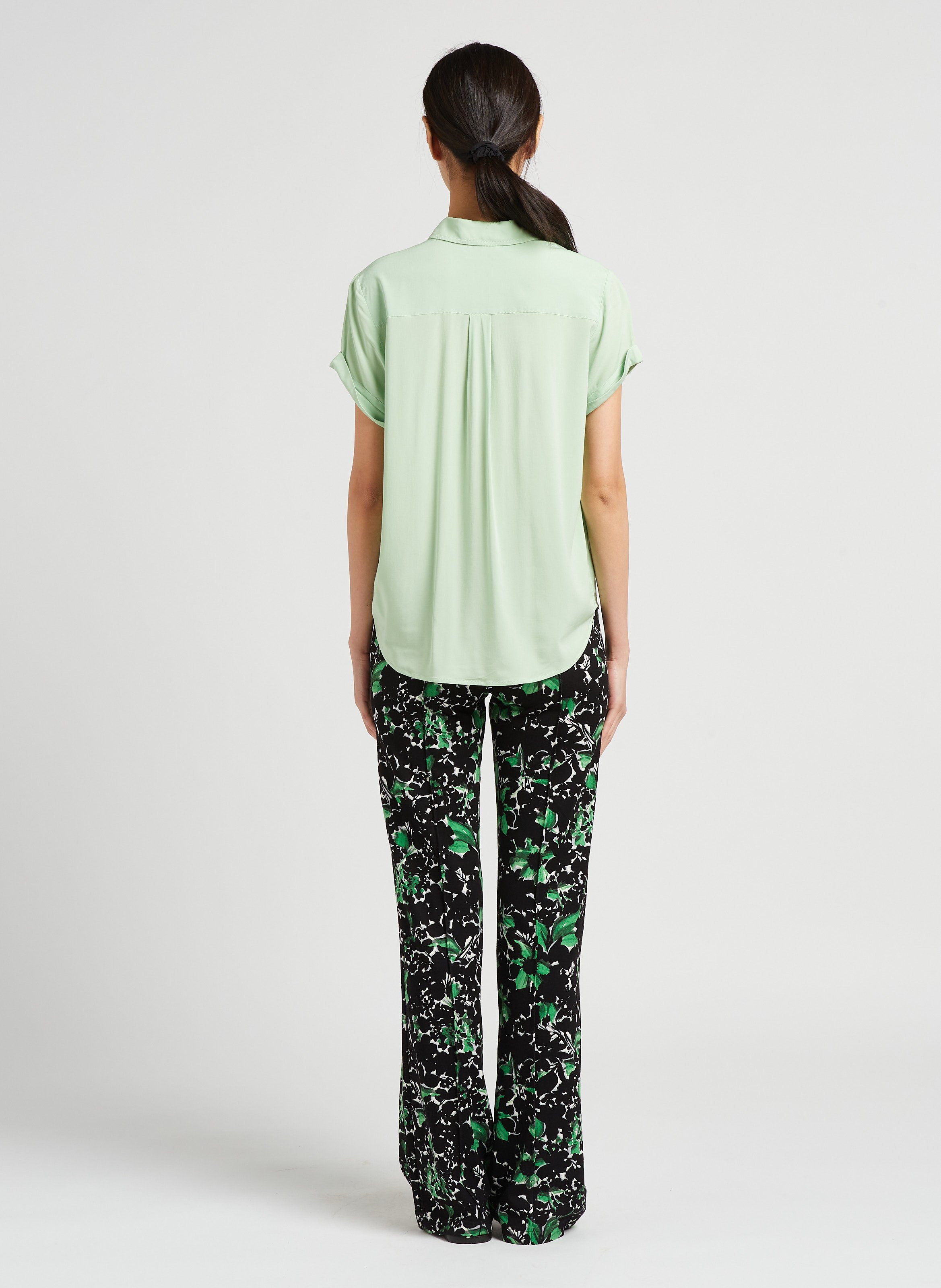 Chemise ample à col classique SAMSOE SAMSOE Vert