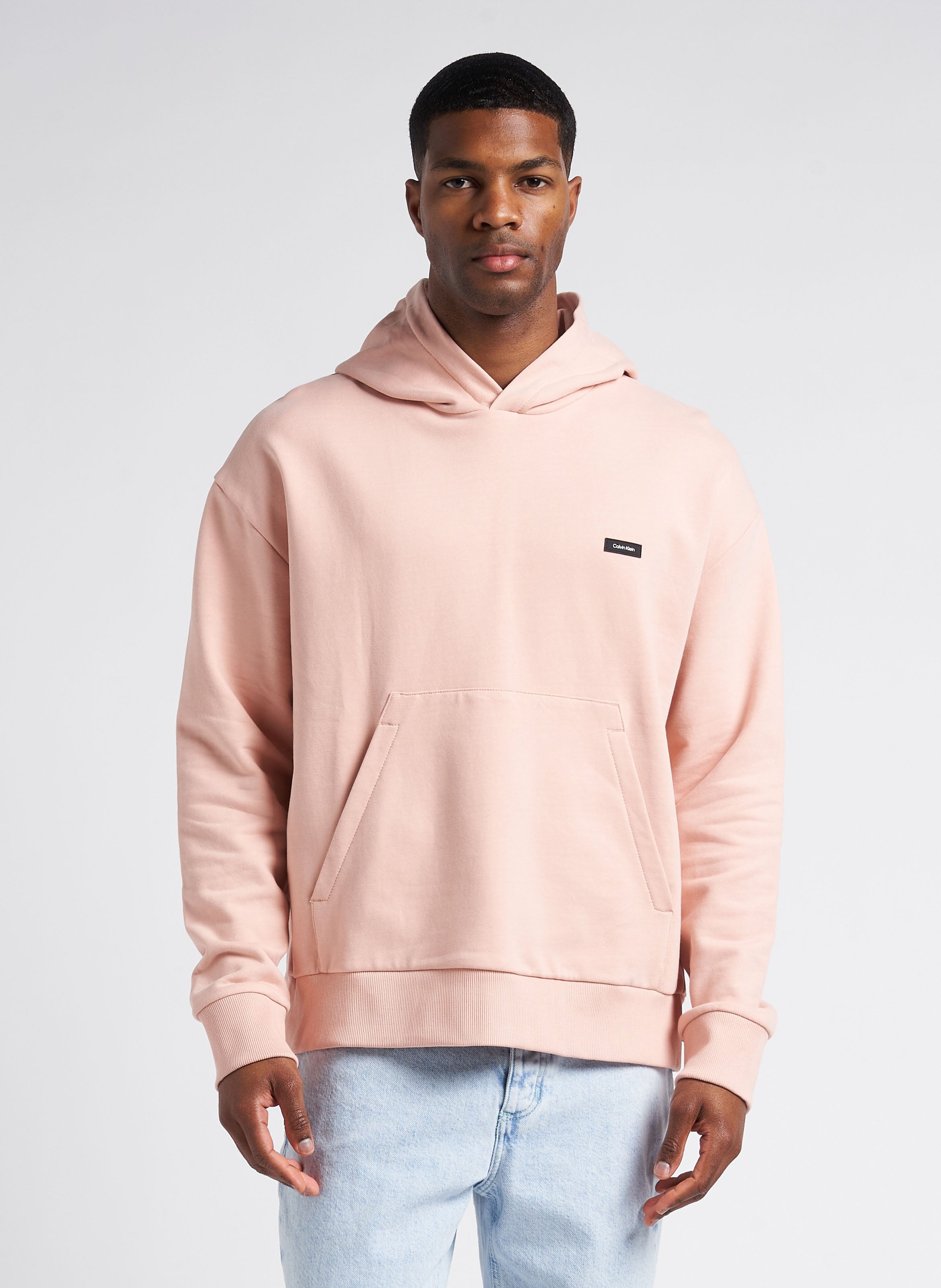 Calvin klein pink hoodie sale