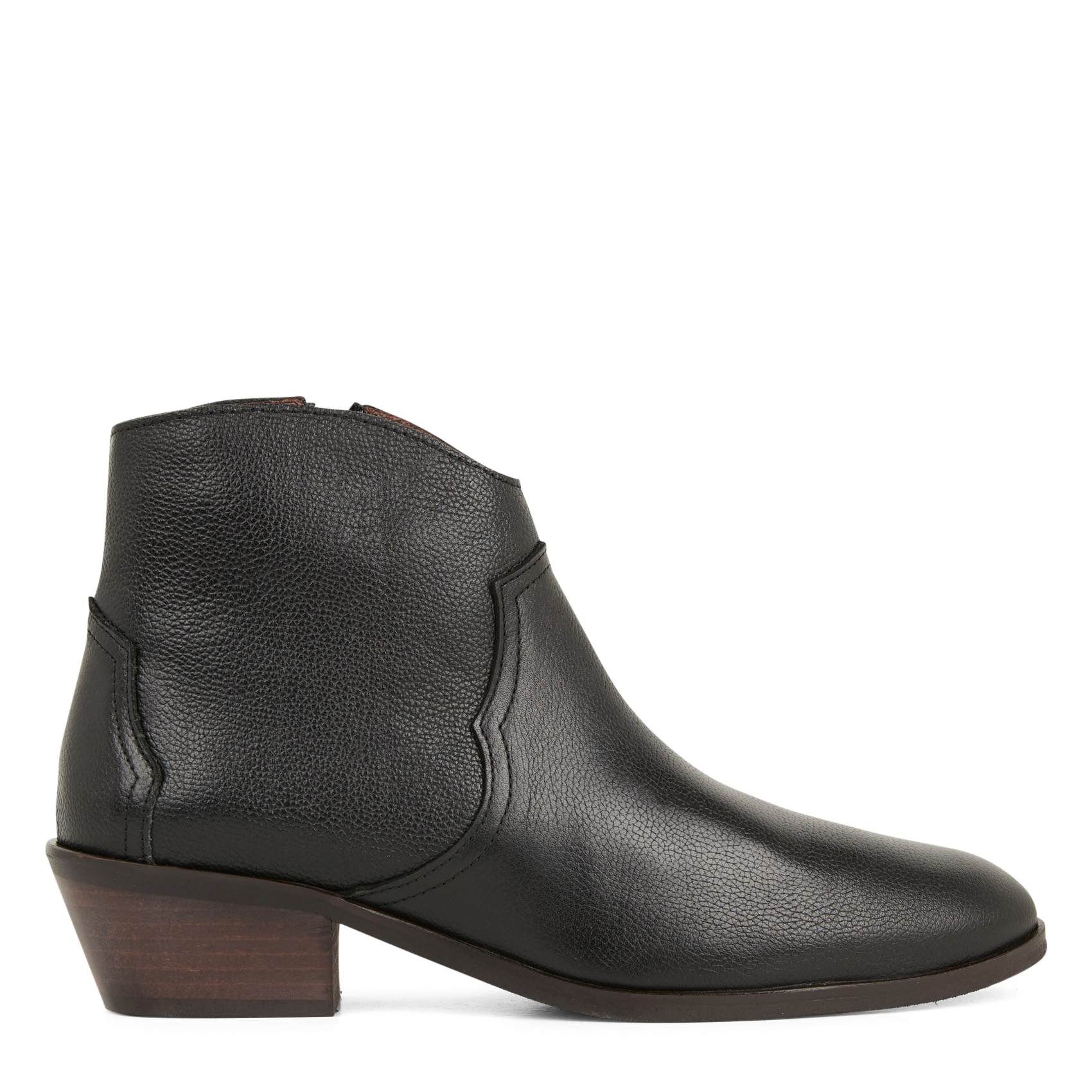 Bottines en cuir grainé  ANONYMOUS COPENHAGEN Noir