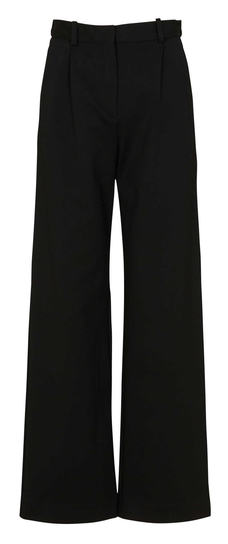 Mid-waist straight-leg pants IKKS Black