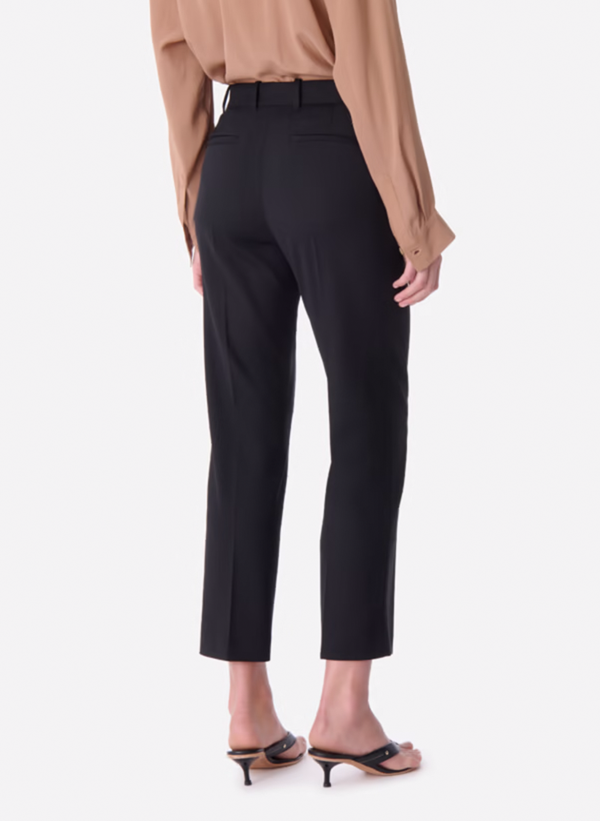 Mid-waist straight-leg pants VANESSA BRUNO Black