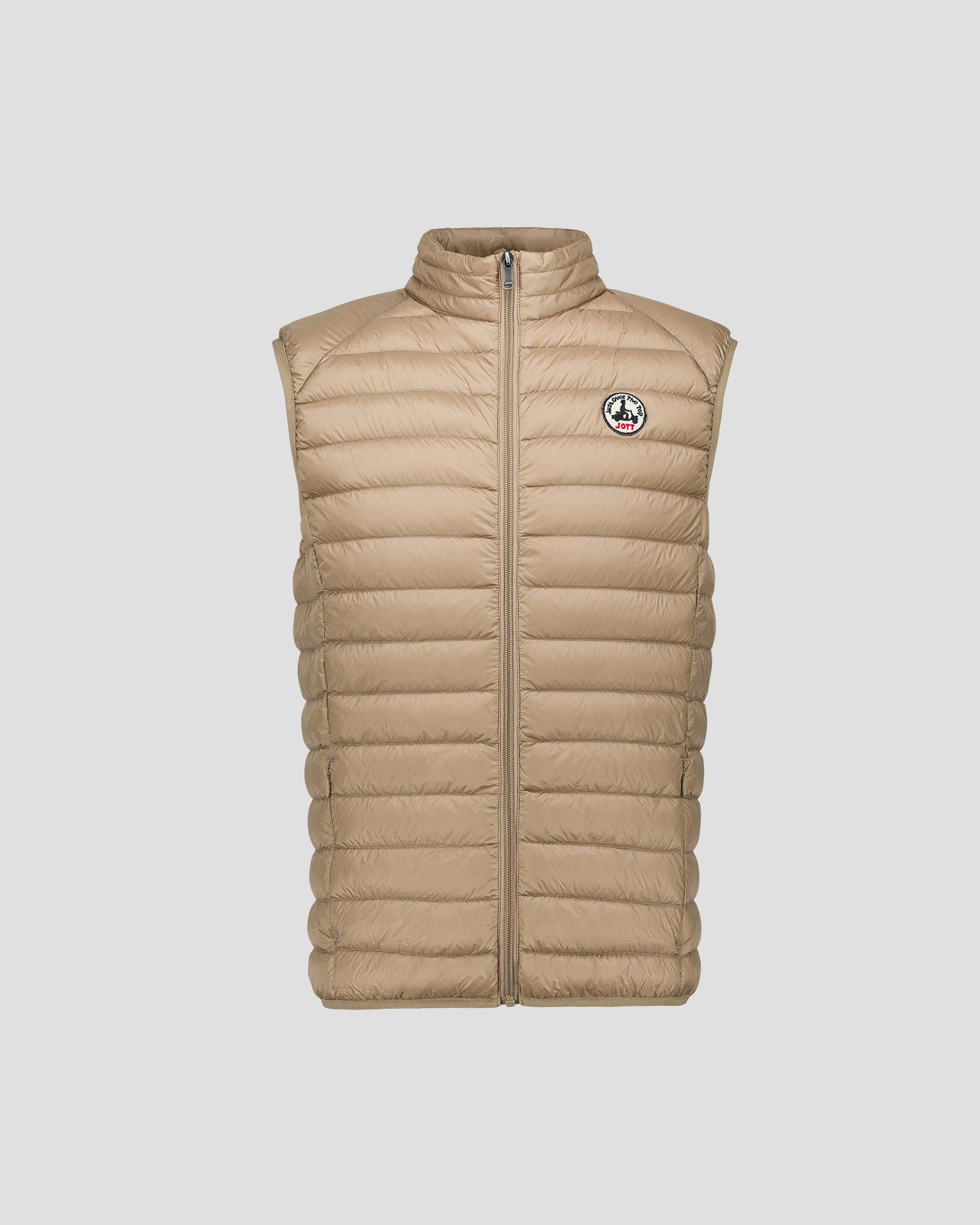 Sleeveless puffer jacket Tom JOTT Beige