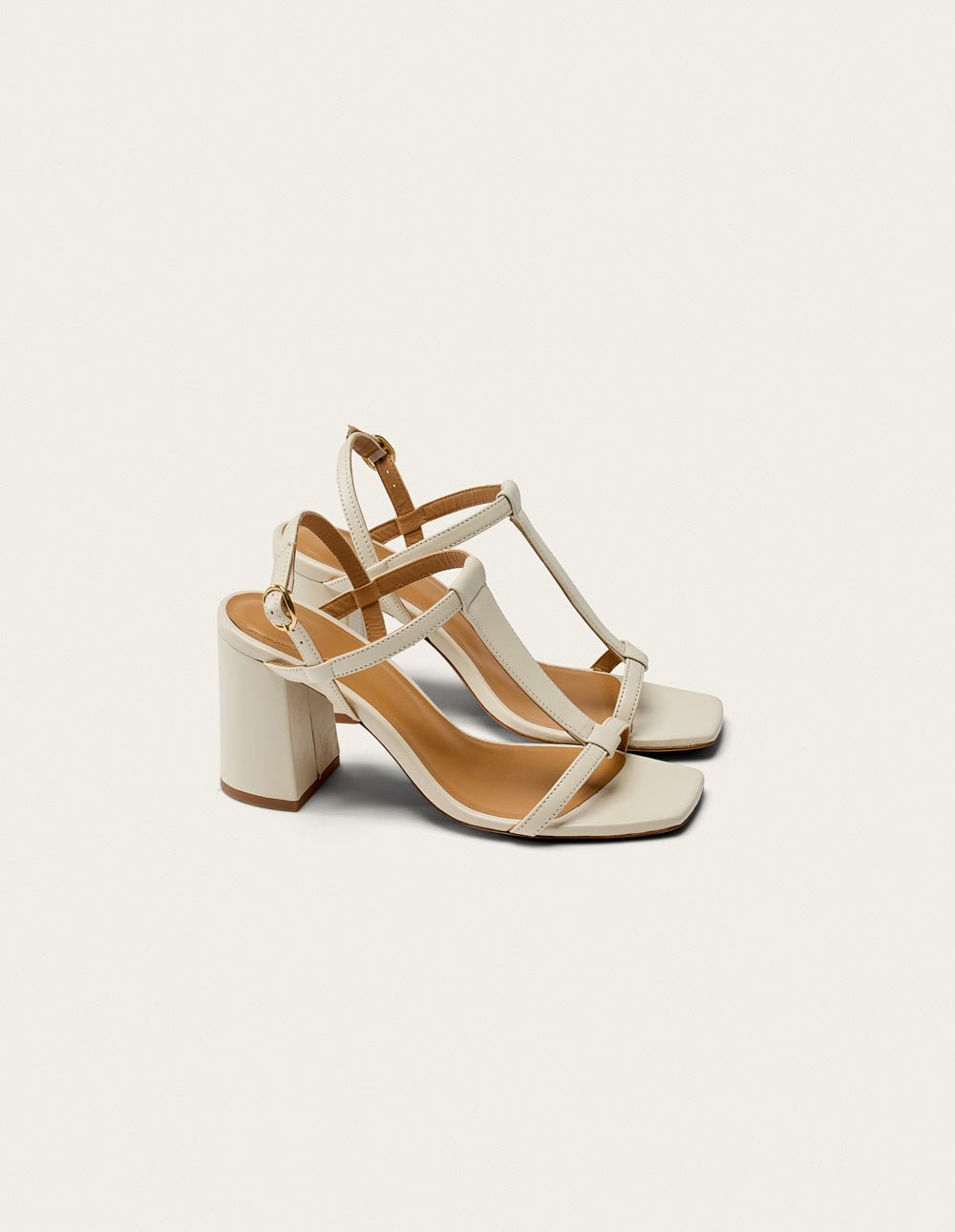 Heeled sandals ODAJE EX. M.MOUSTACHE Beige