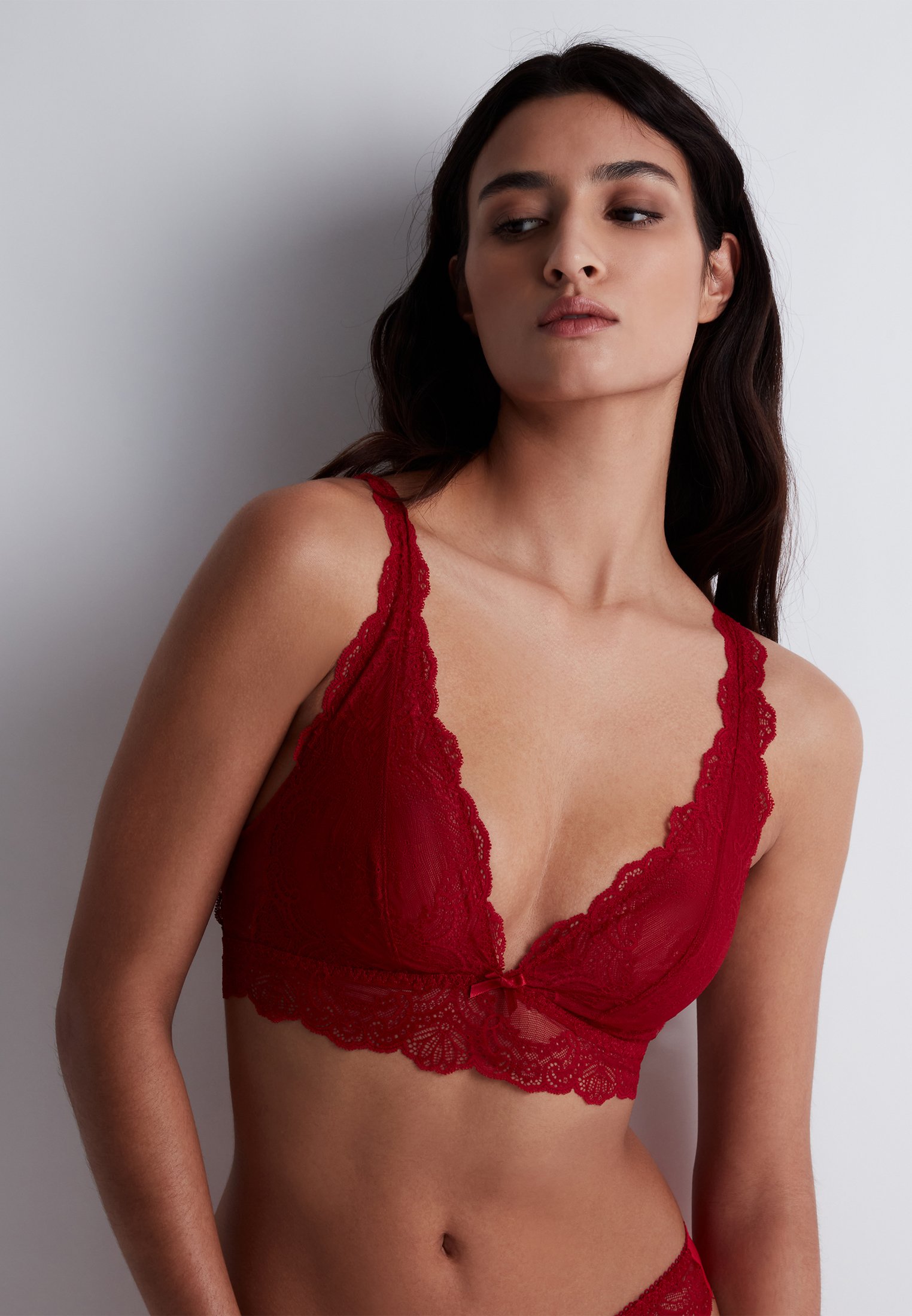 Triangle bralette AUBADE Red