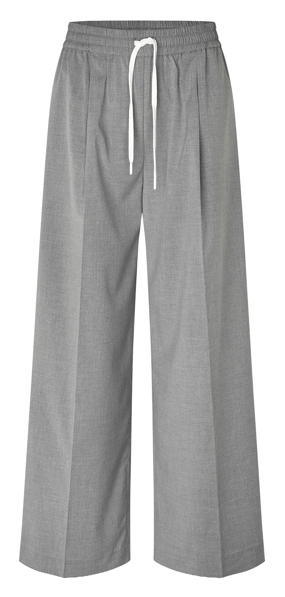 Pantalon large à plis SAMSOE SAMSOE Argent