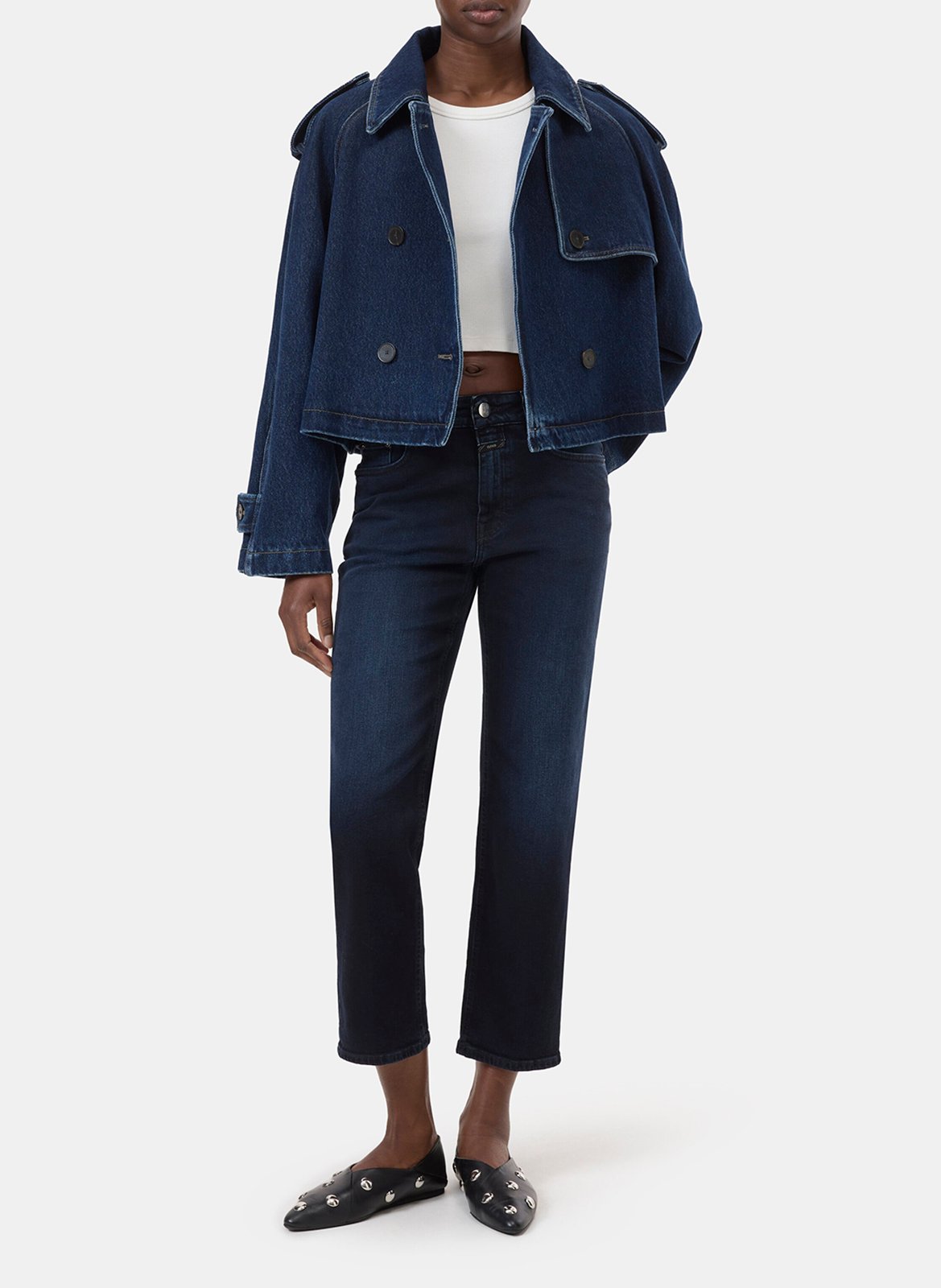 7/8 straight jeans CLOSED Blue