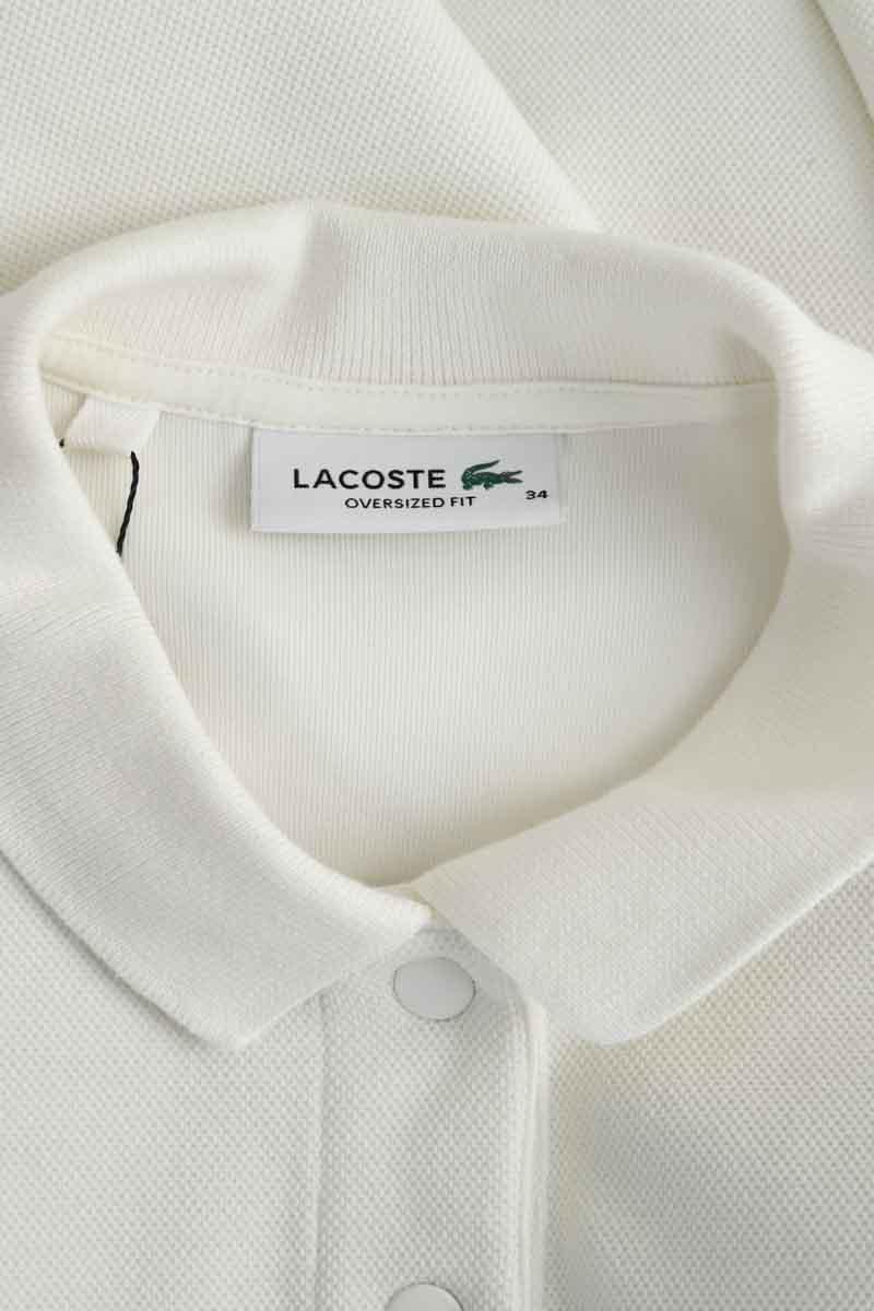 Cotton polo shirt LACOSTE - SECONDE MAIN White