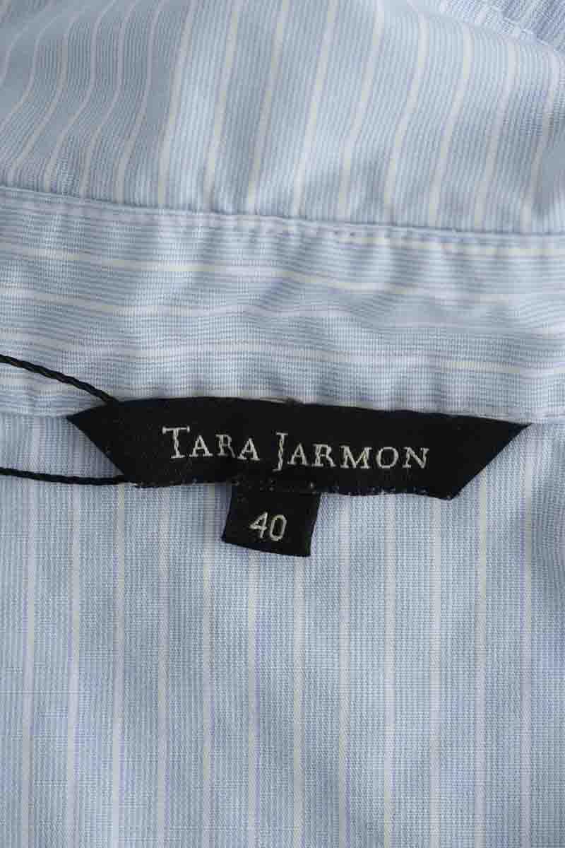 Cotton shirt TARA JARMON - Seconde Main Blue