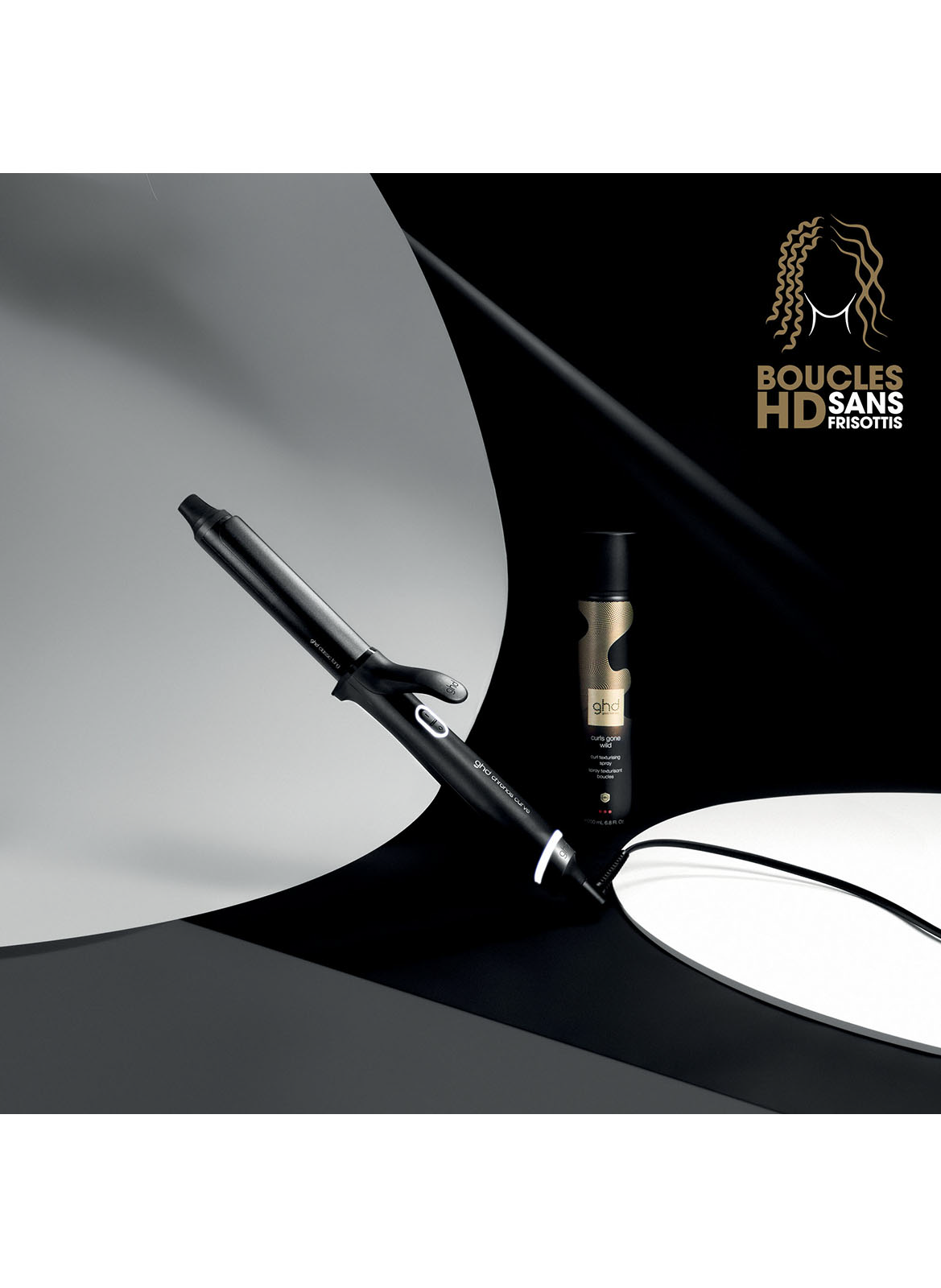 BOUCLEUR GHD CHRONOS CURVE CLASSIC TONG GHD Noir