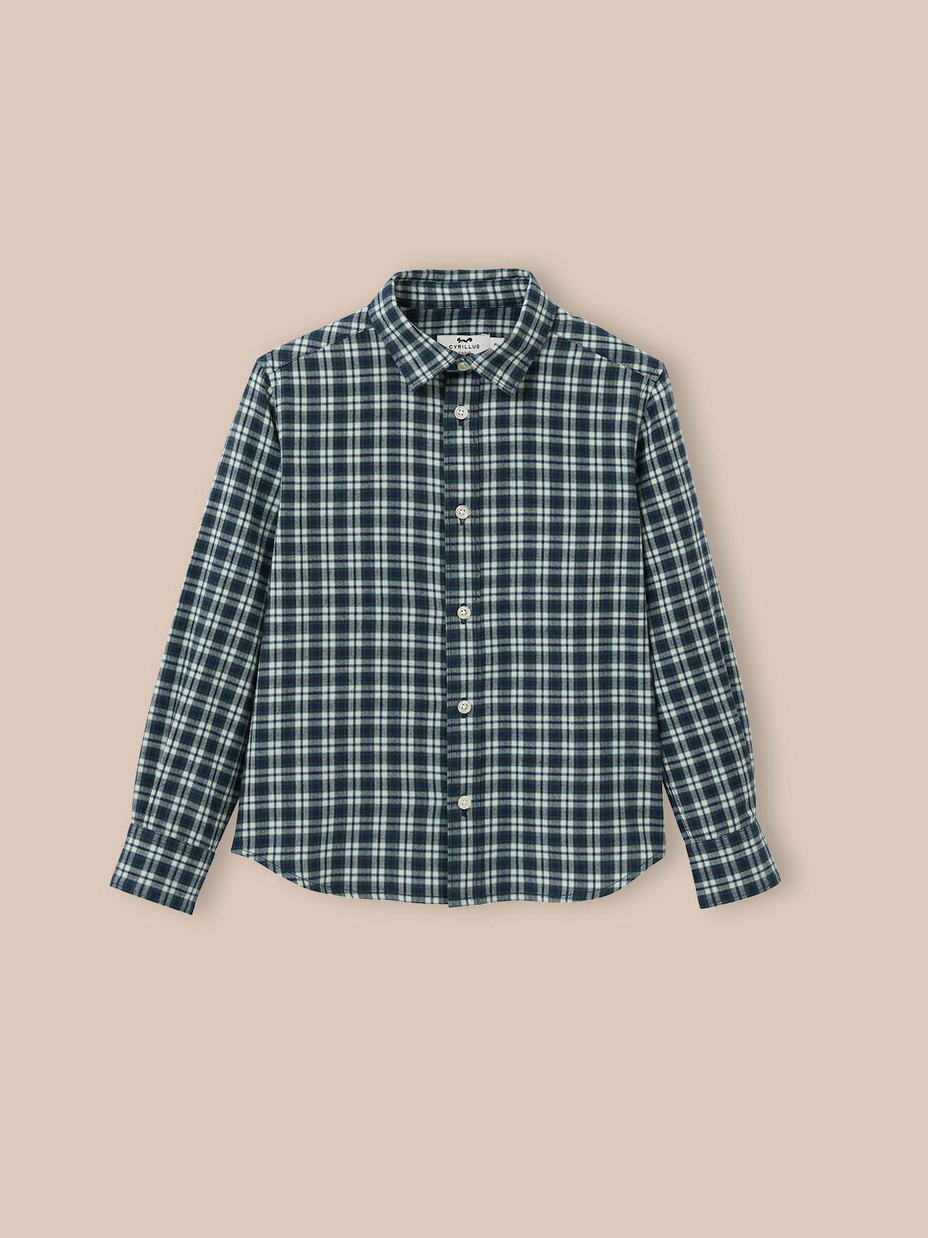 Flannel shirt CYRILLUS Blue