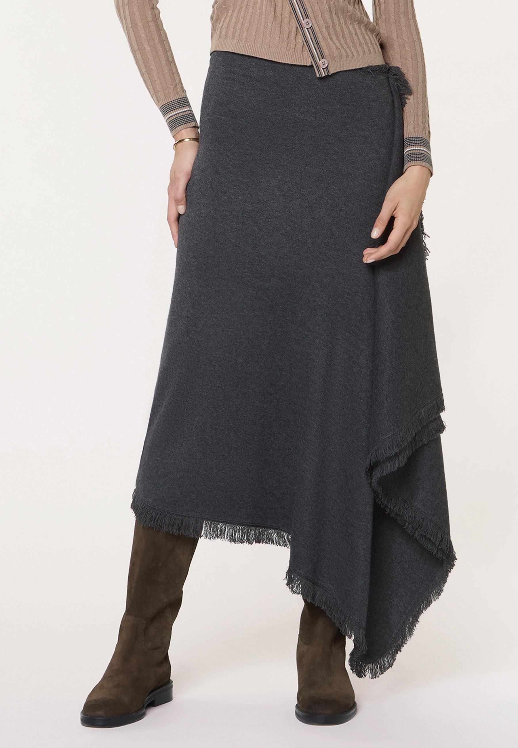 Knit wrap skirt  RODIER Grey