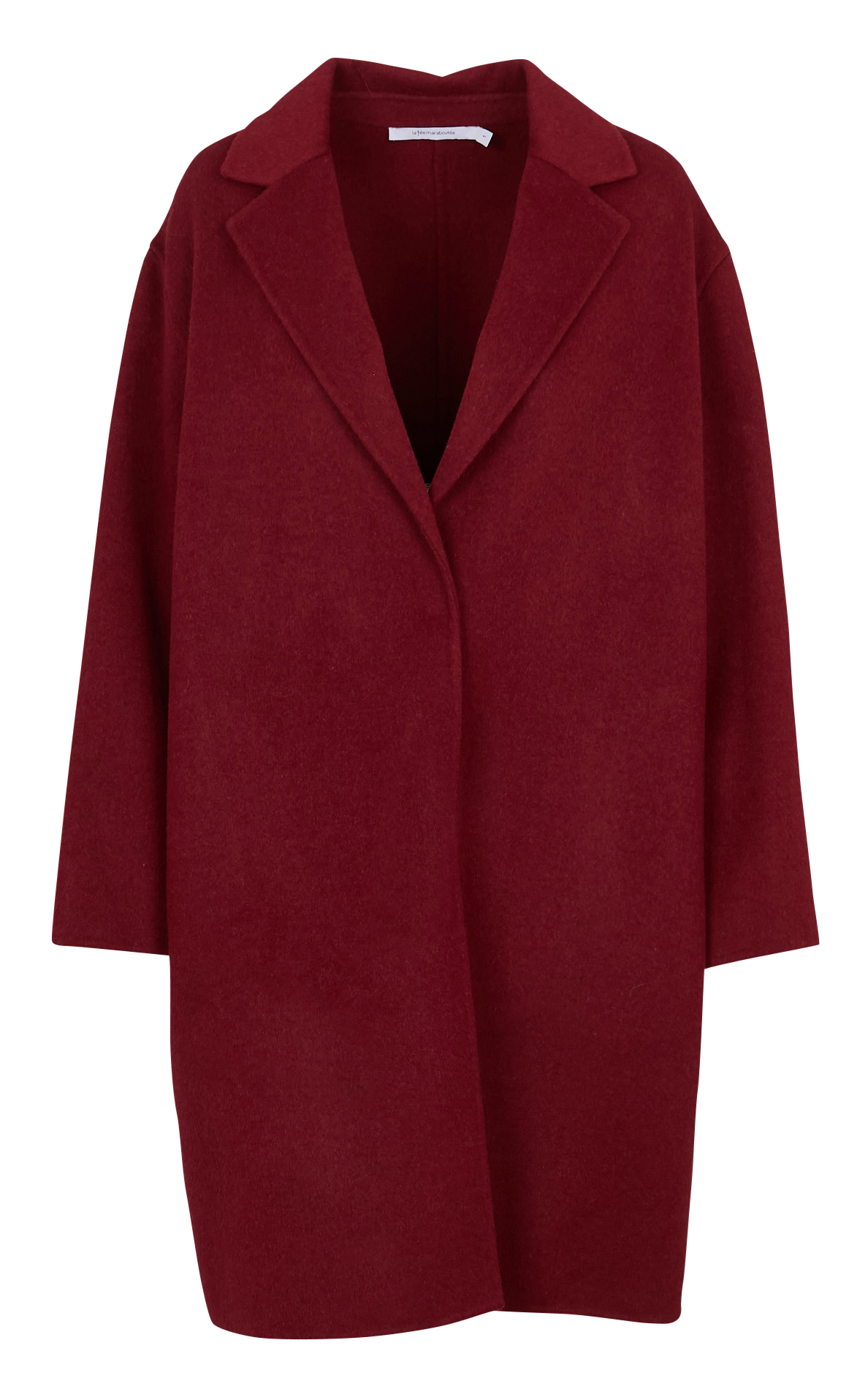 Jas met reverskraag | wolblend  Mahogany