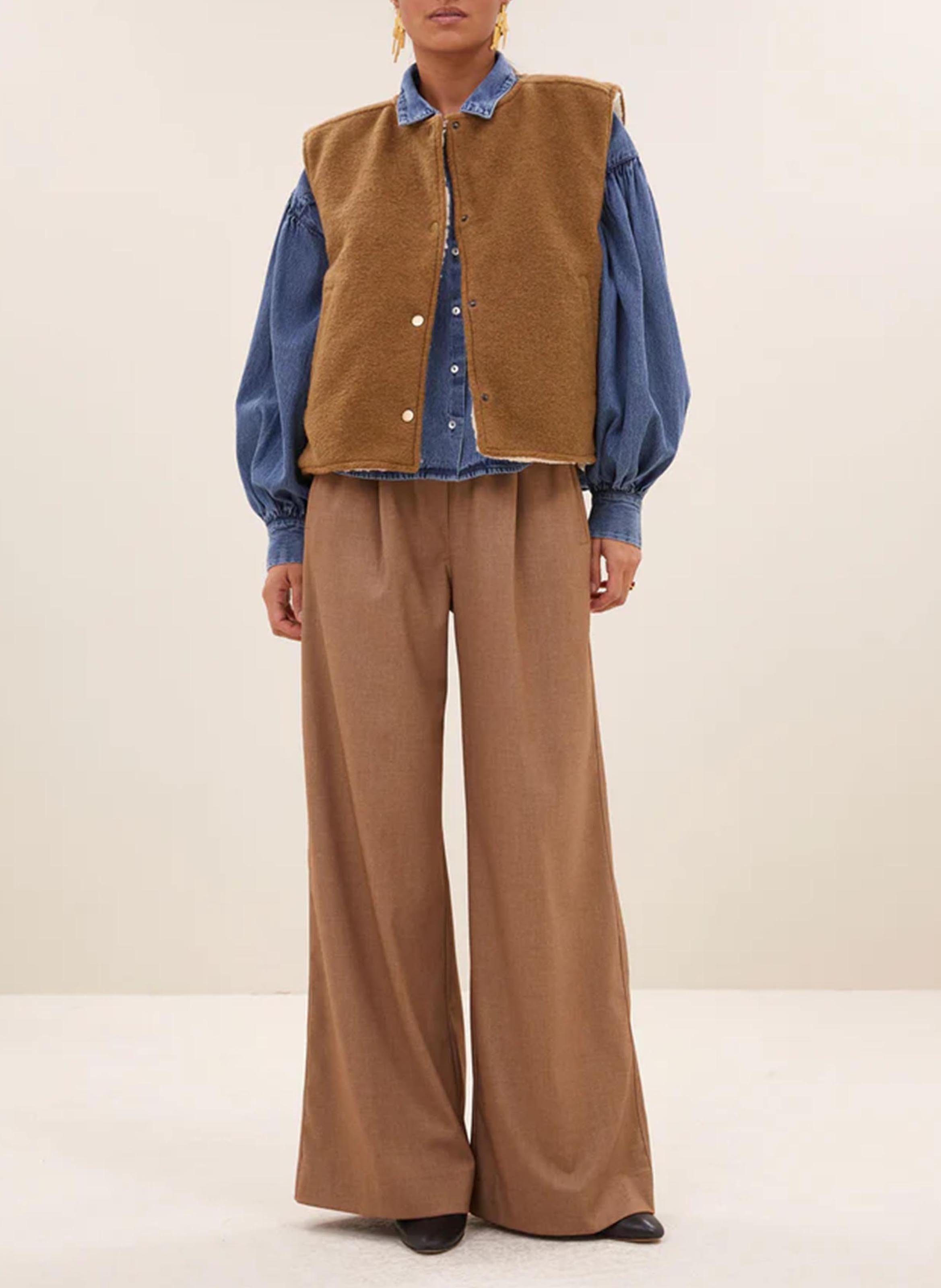 Cotton-blend jacquard jacket BY BAR Brown