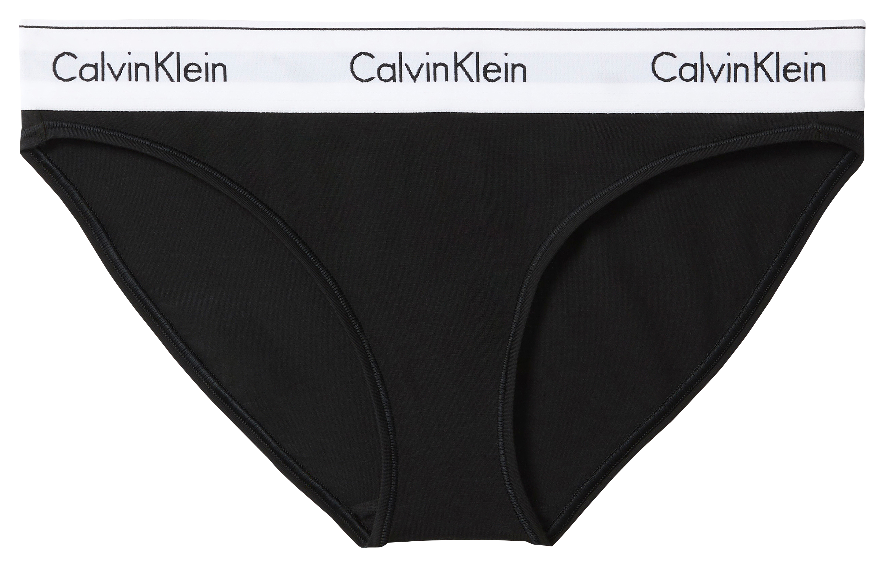 Cotton-blend panties CALVIN KLEIN UNDERWEAR Black