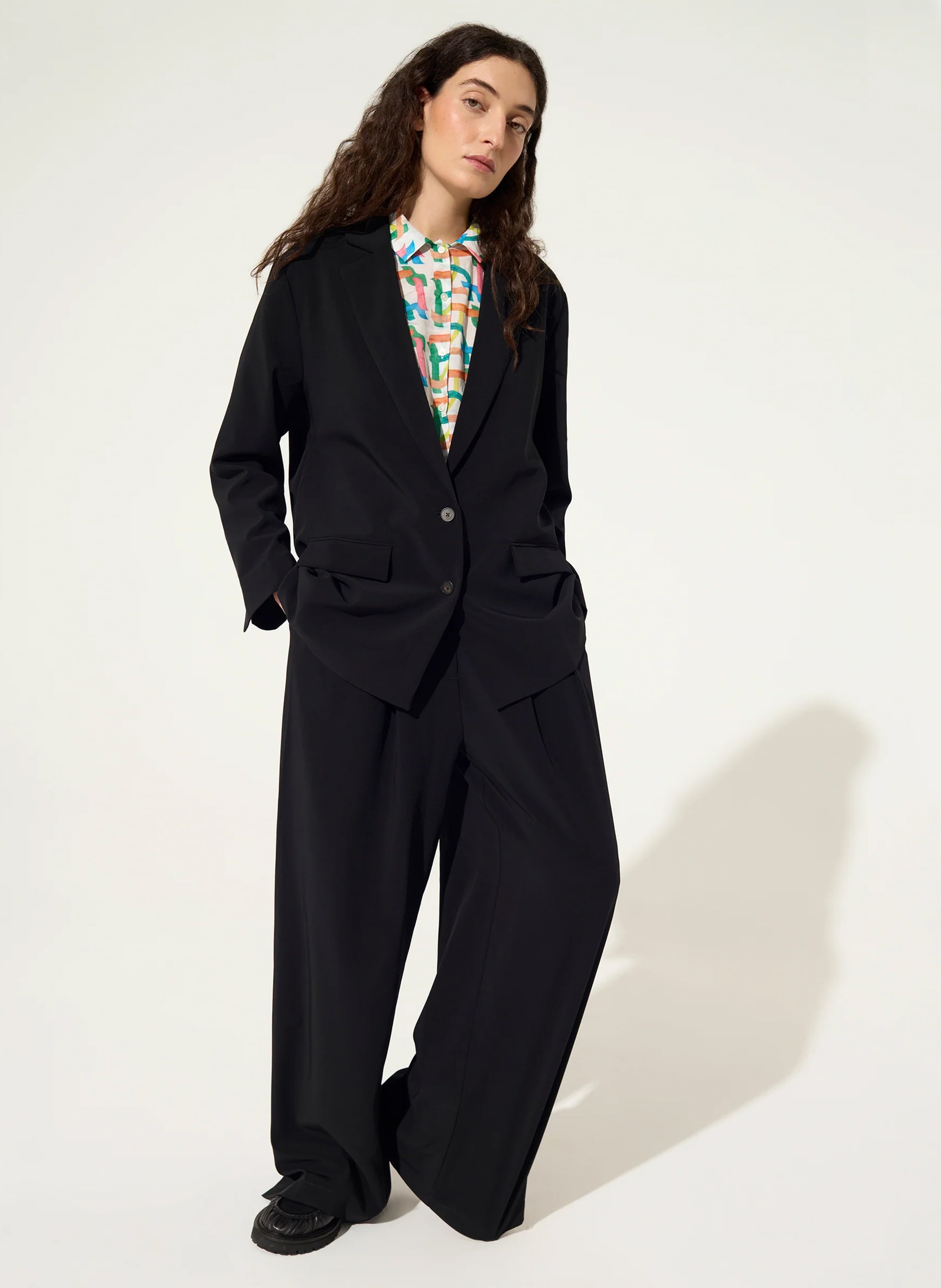 Suit jacket with pockets ACOTE Black