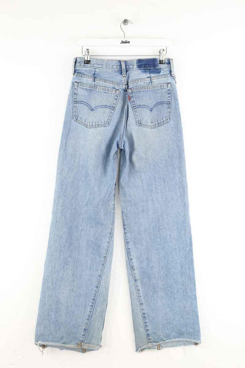 Straight cotton-blend pants LEVI'S - Seconde main Blue